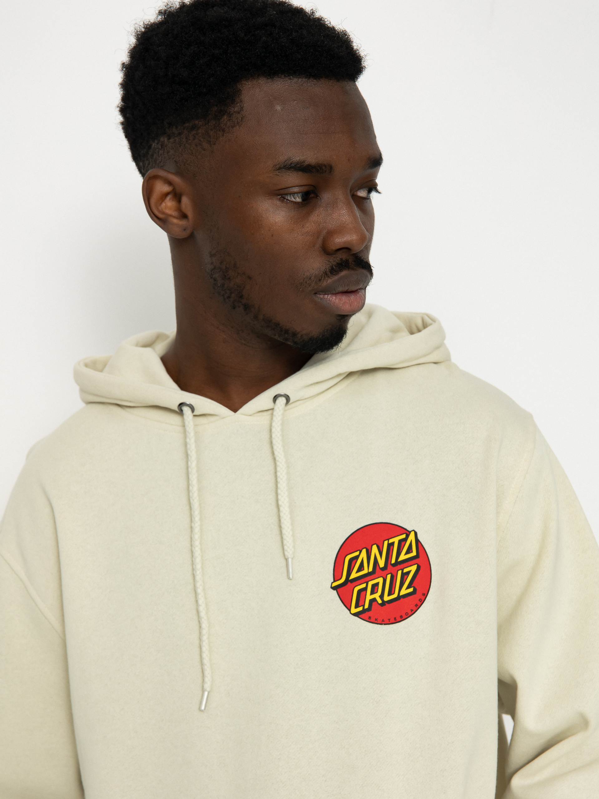 Bluza Santa Cruz Classic Dot Chest (light grey)