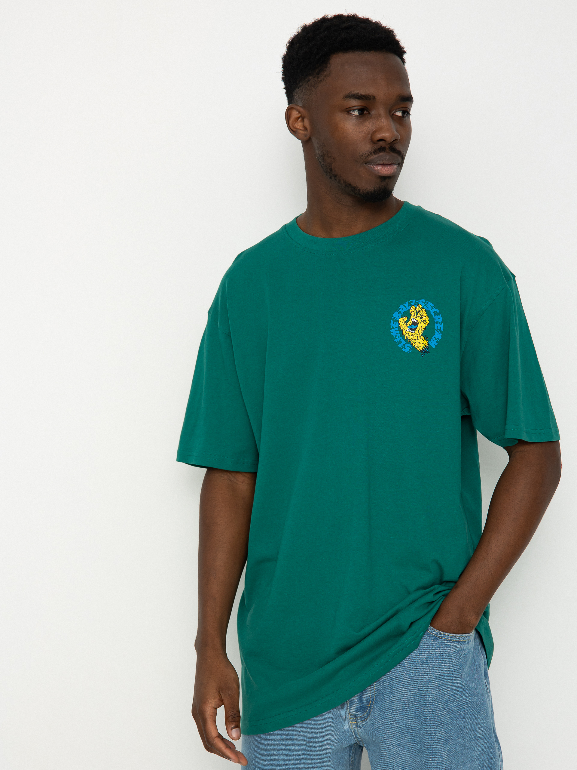 T-shirt Santa Cruz Sb Hand (alpine green)