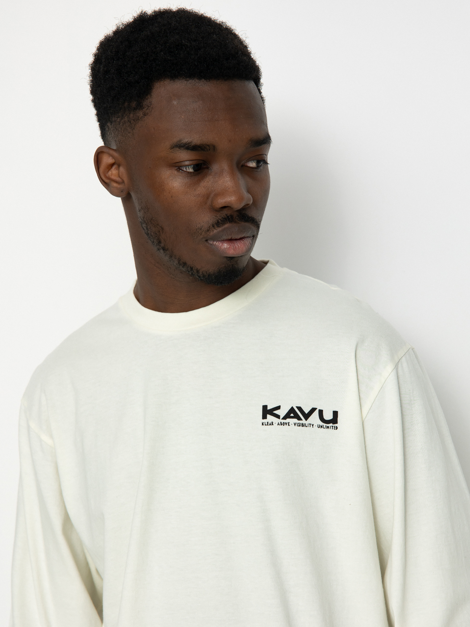 T-shirt Kavu LS Etch Art (off white)