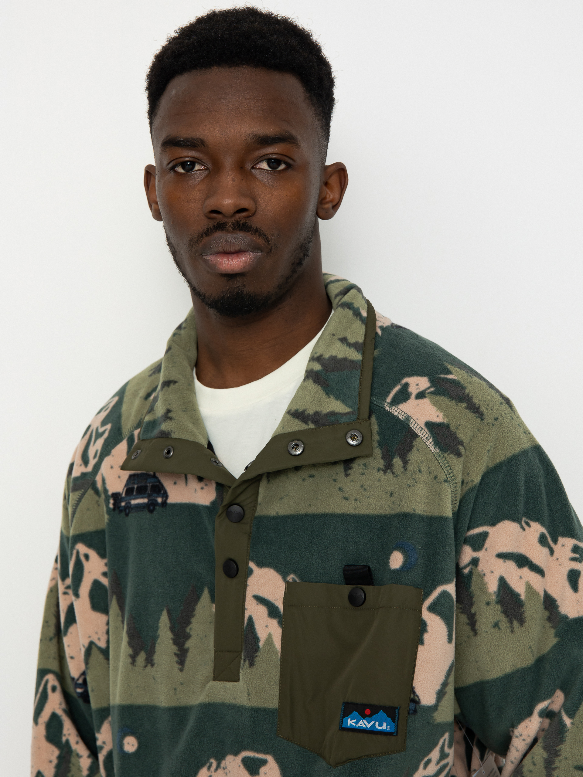 Męski Polar Kavu Teannaway (getaway van)