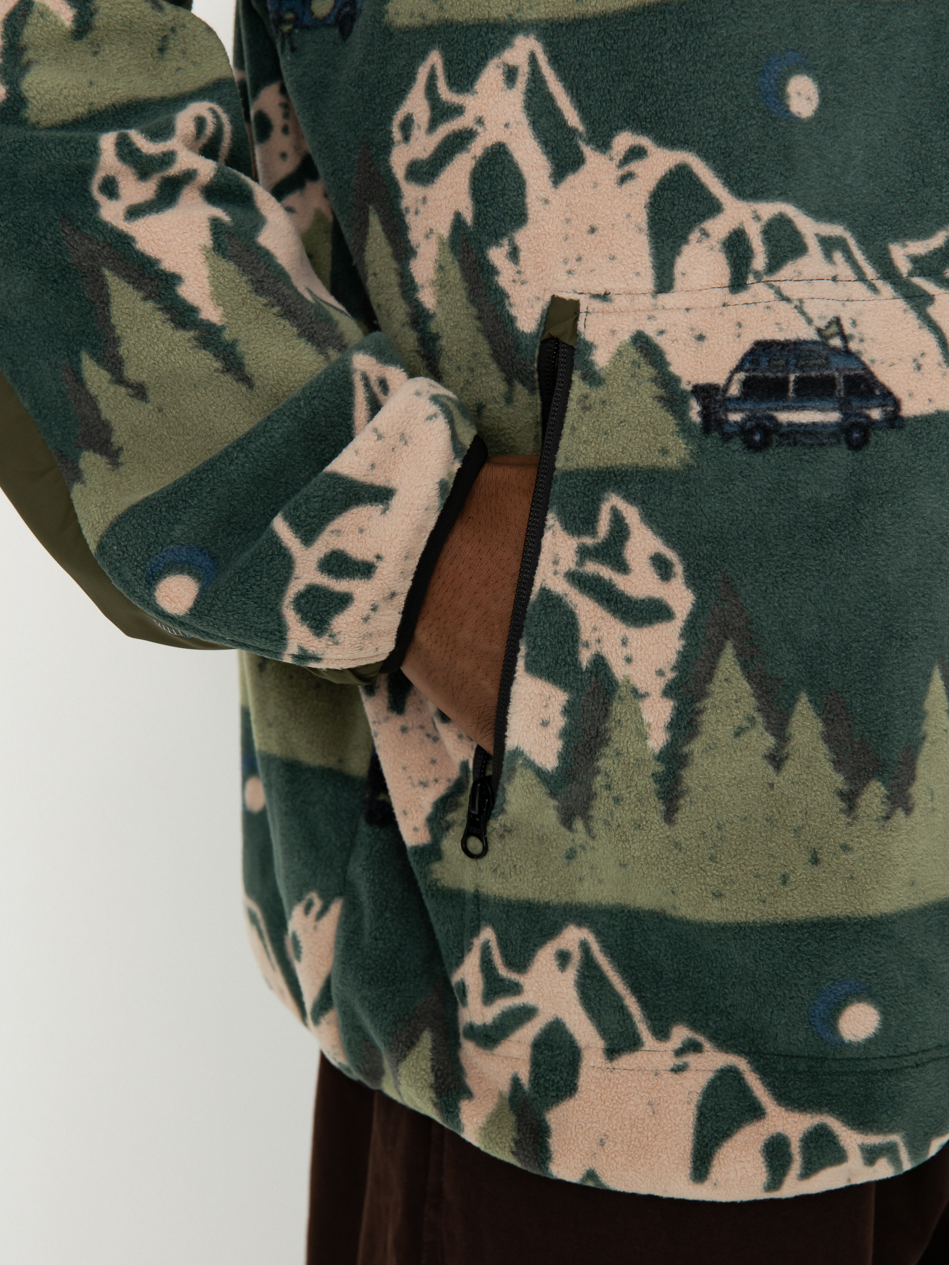 Męski Polar Kavu Teannaway (getaway van)