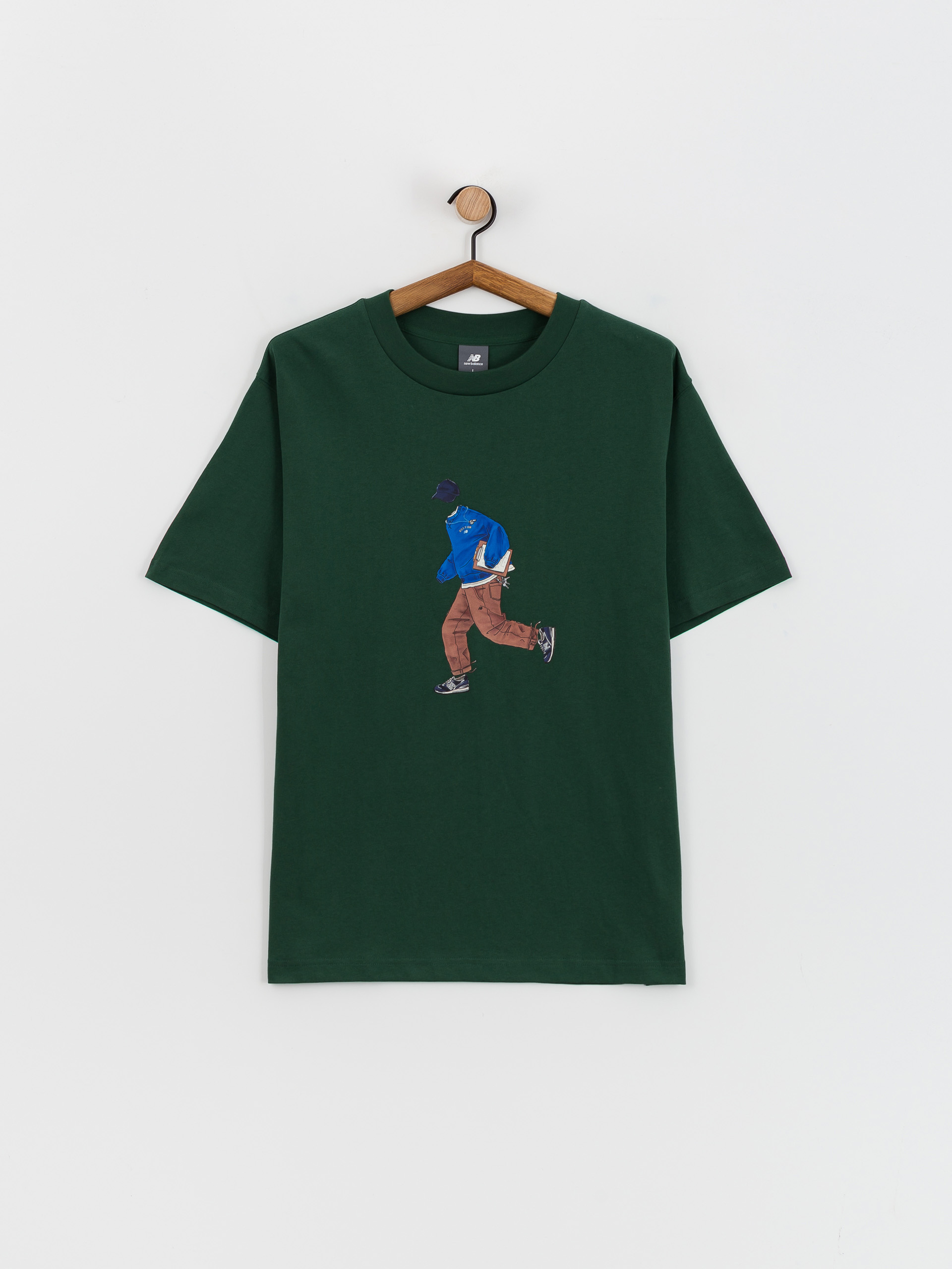 T-shirt New Balance Athletics Sport (night green)