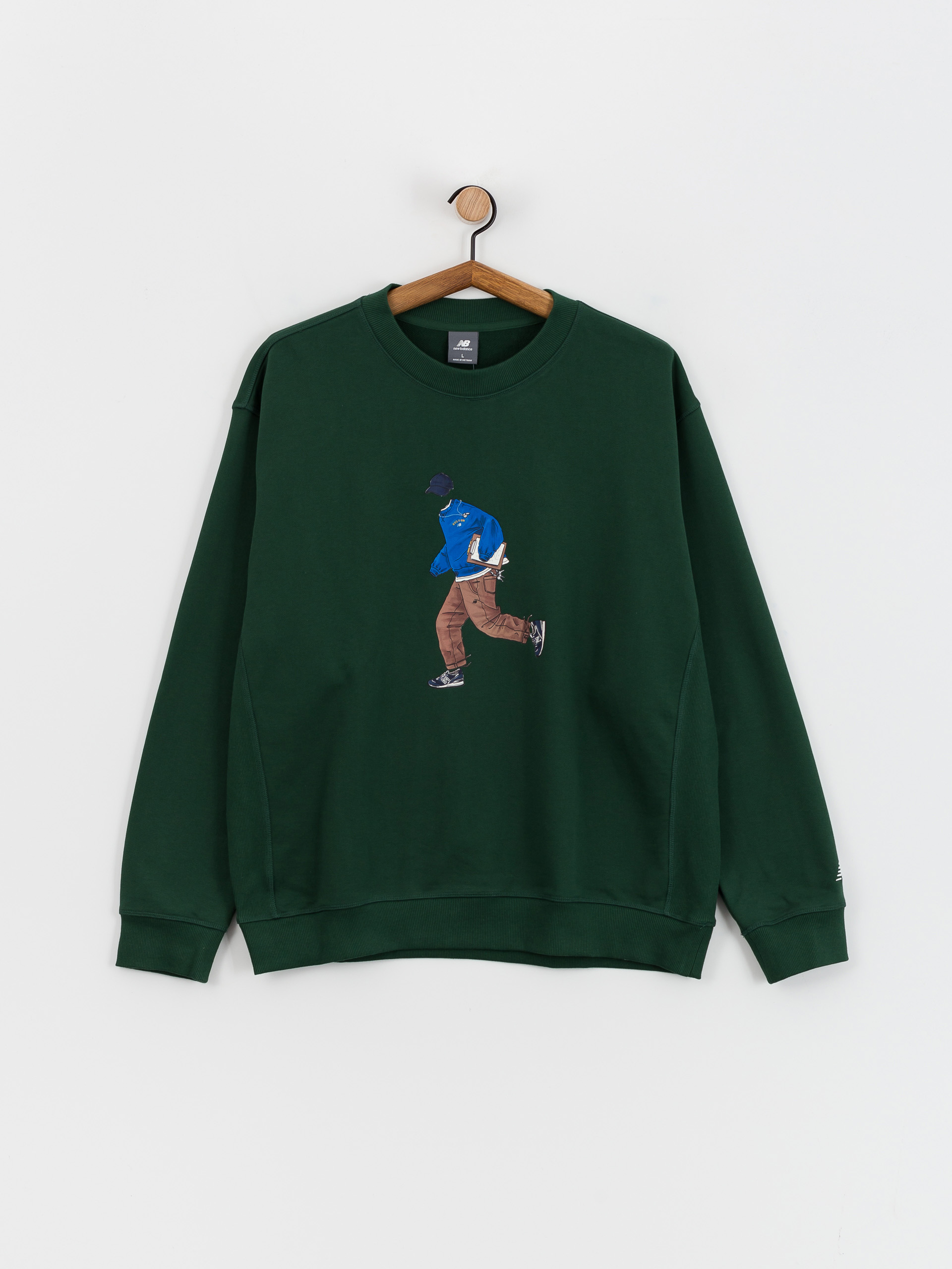 Bluza New Balance Athletics Sport (night green)