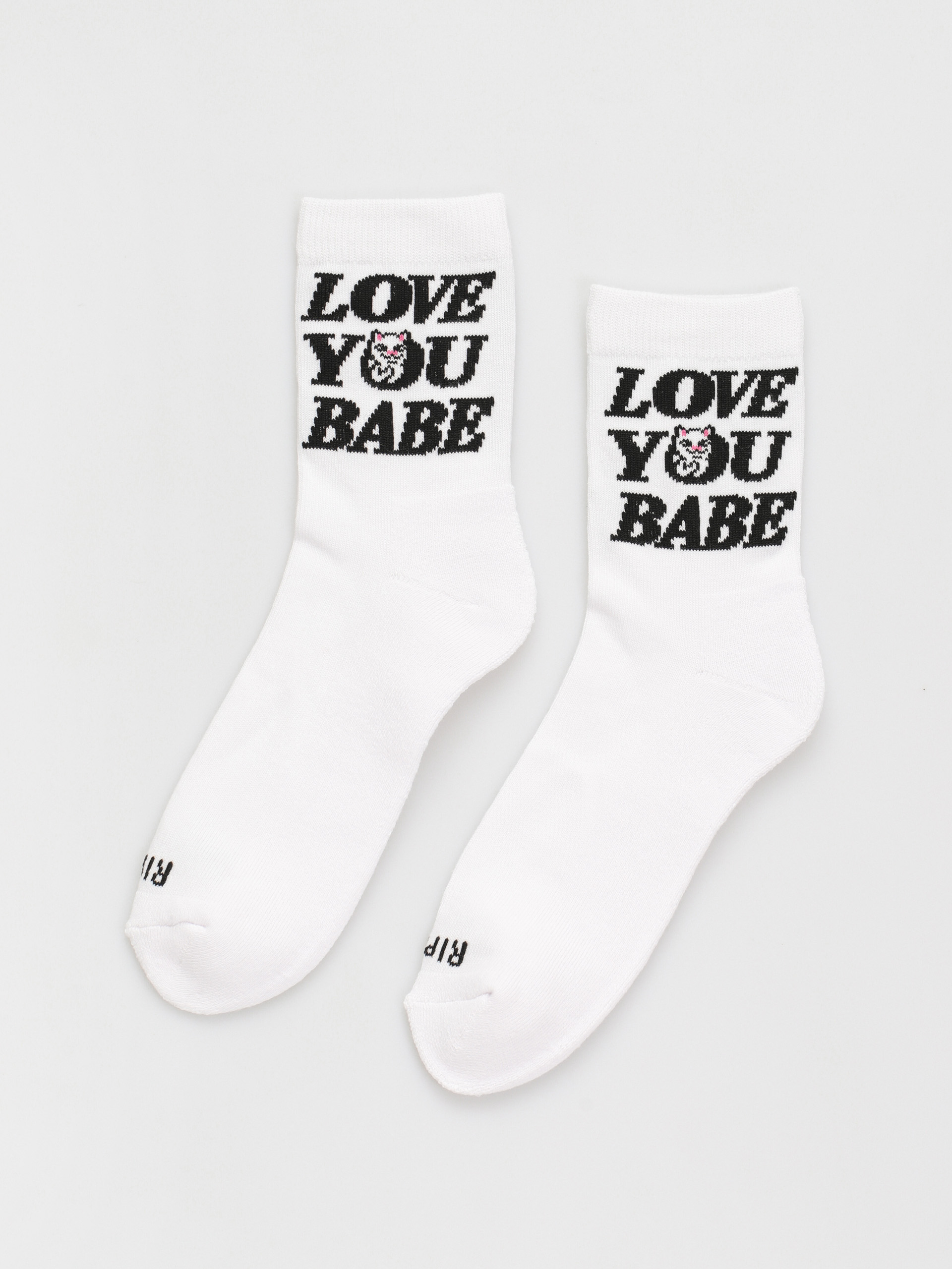 Skarpetki RipNDip Love You Mid (white)