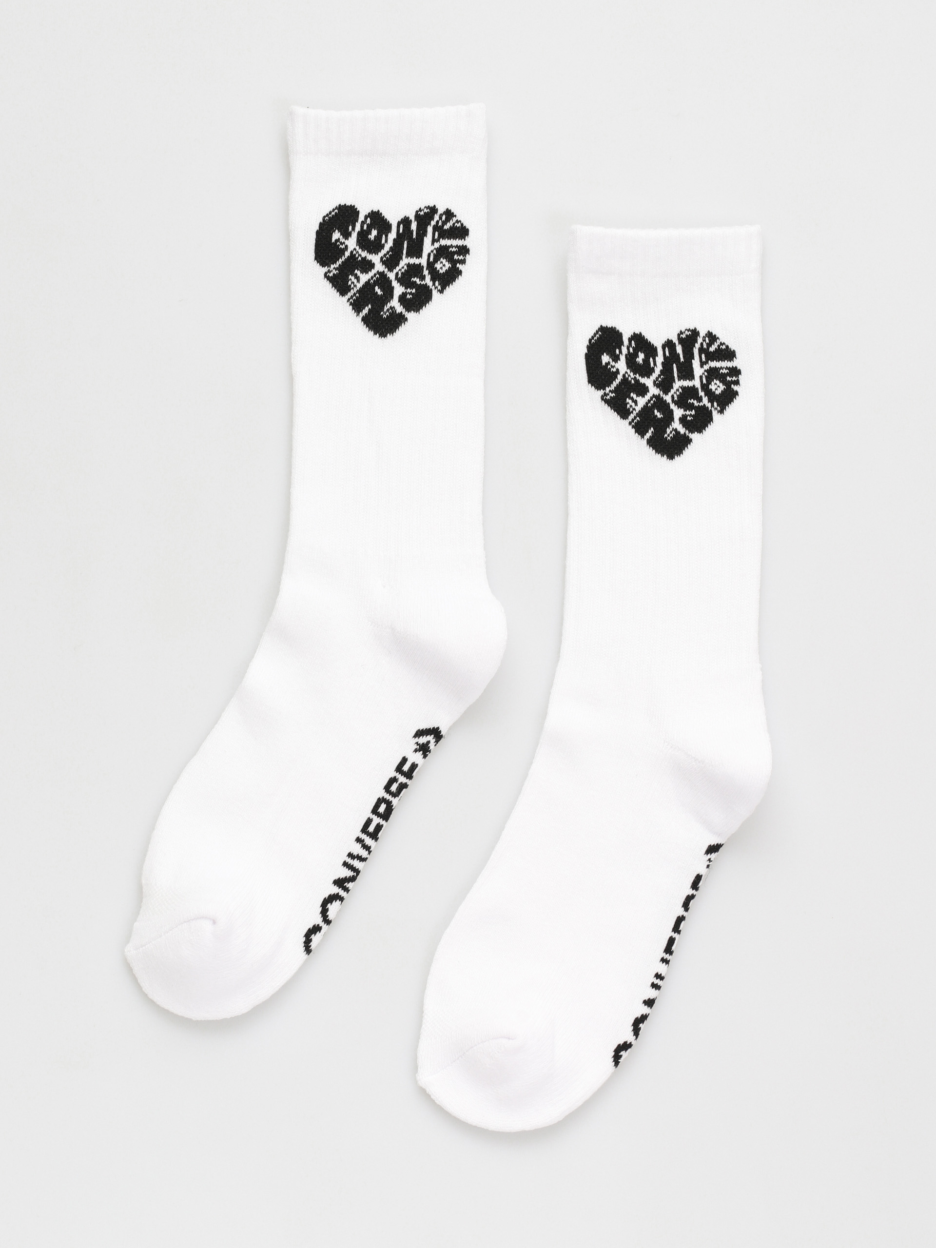 Skarpetki Converse Heart Logo Crew Wmn (white)