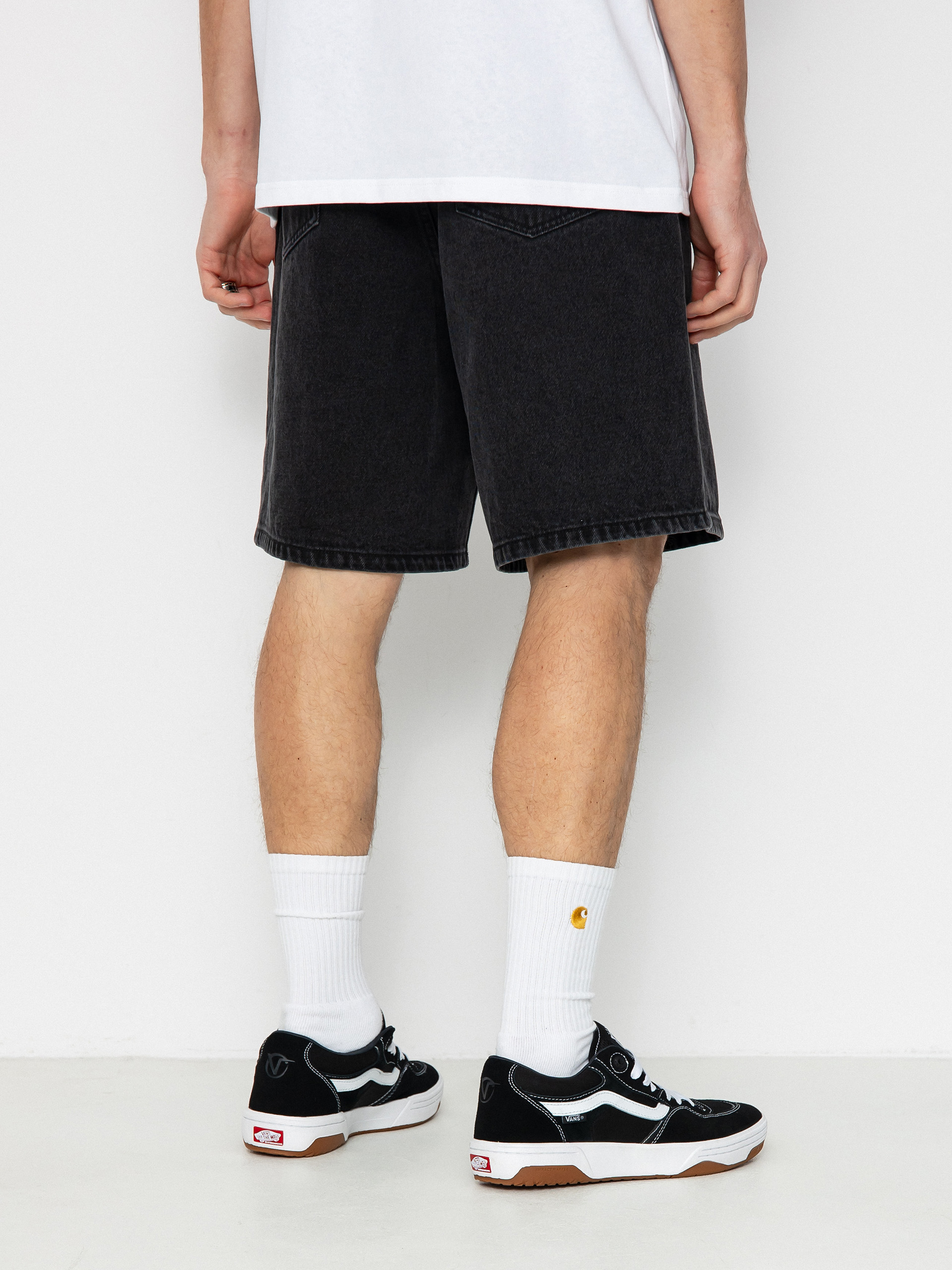 Szorty OBEY Bigwig Baggy Denim (faded black)