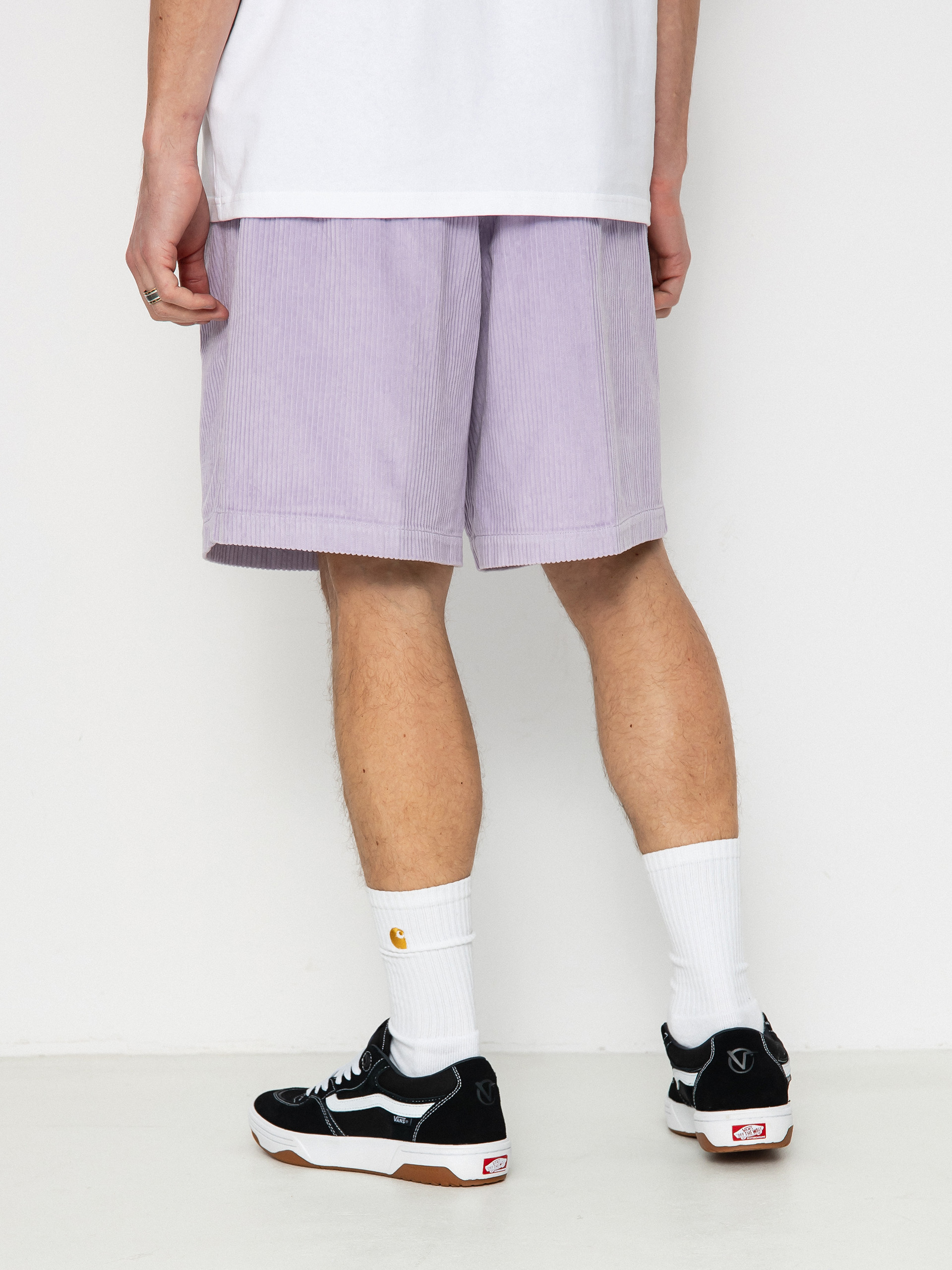 Szorty OBEY Easy Relaxed Corduroy (orchid petal)