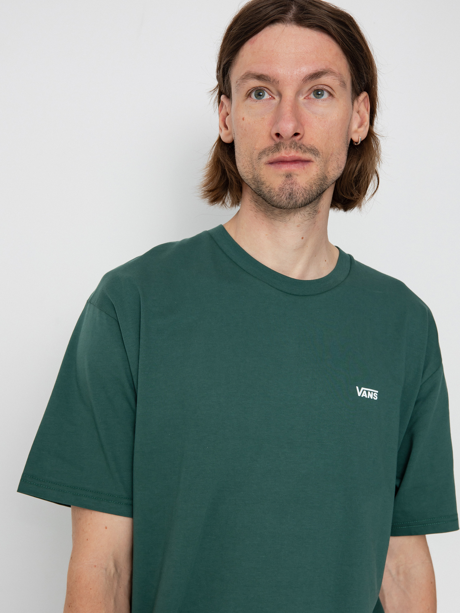 T-shirt Vans Left Chest Logo (bistro green)