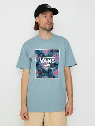 T-shirt Vans Classic Print Box (dusty blue/white)