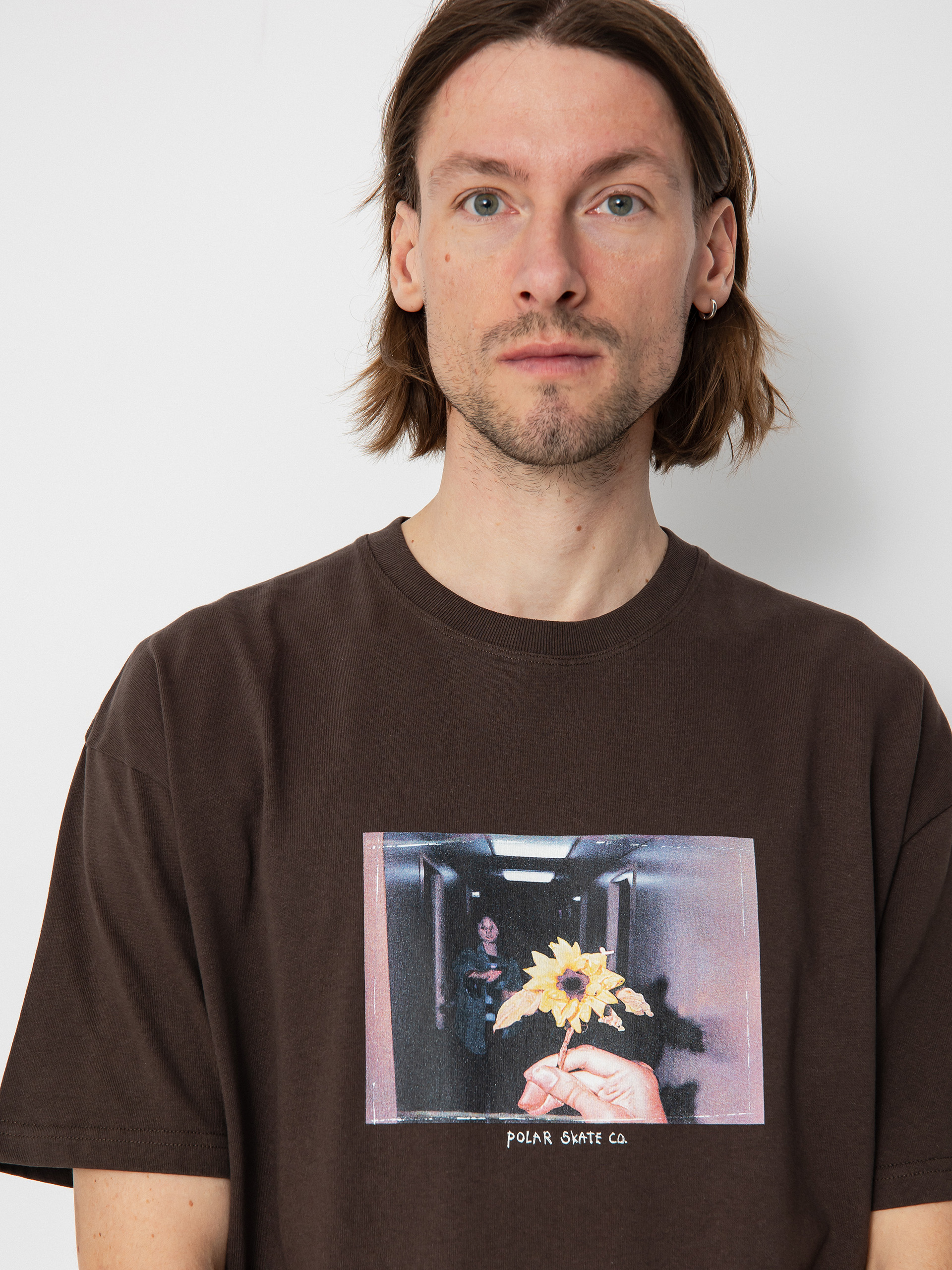 T-shirt Polar Skate Flower (chocolate)