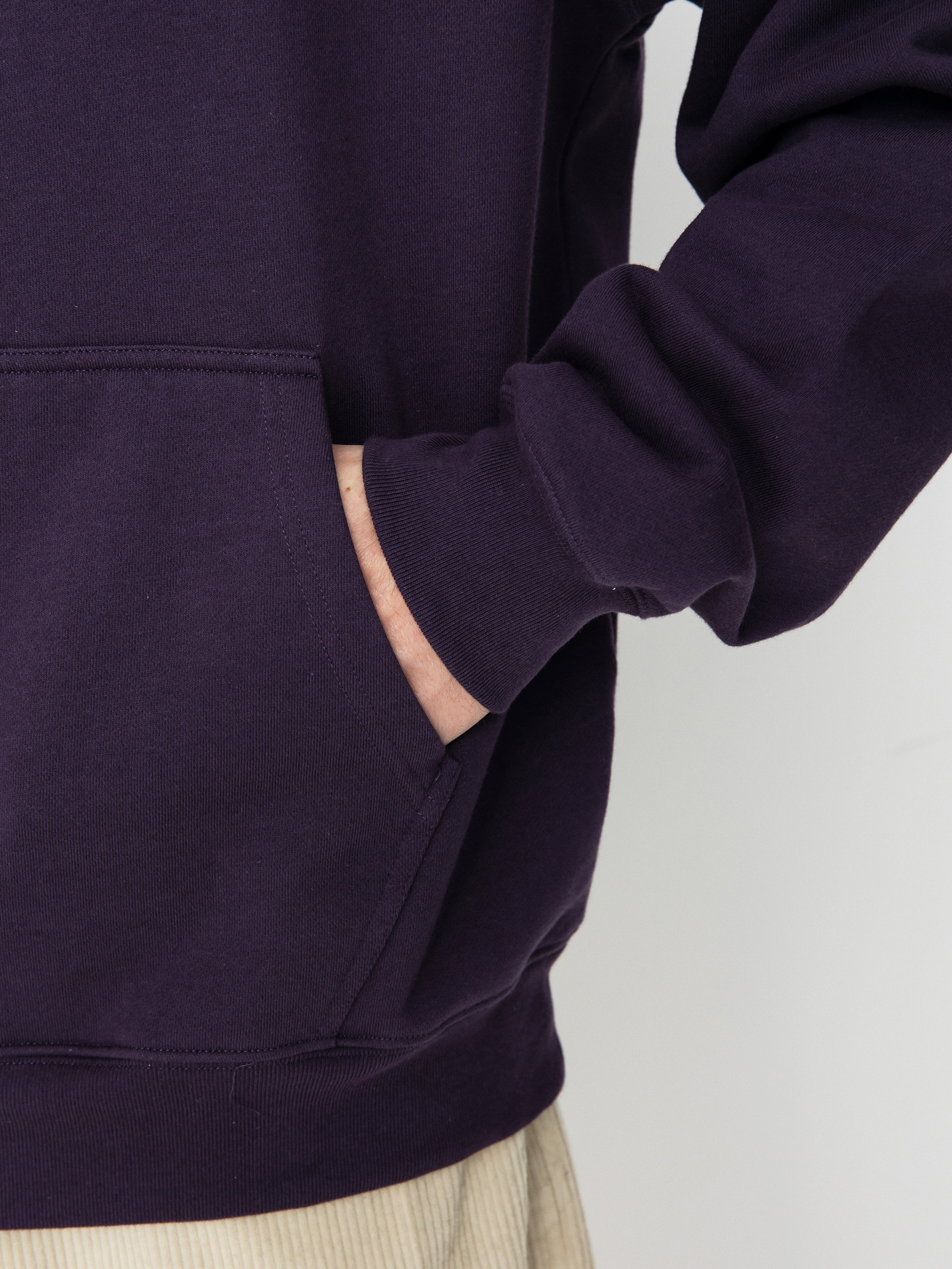 Bluza z kapturem Polar Skate Dave Drip Logo HD (dark violet)