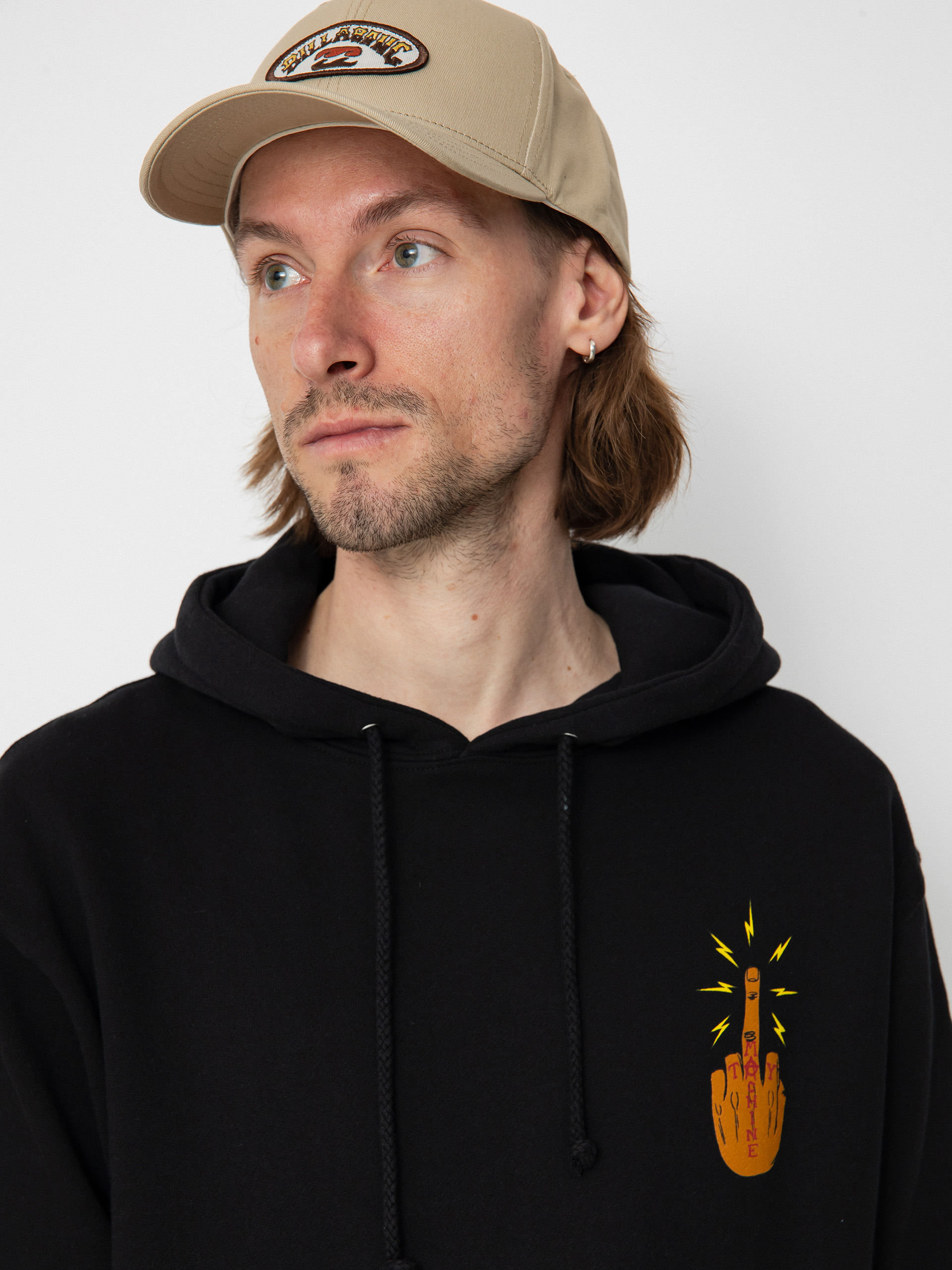 Bluza z kapturem Toy Machine Peace HD (black)