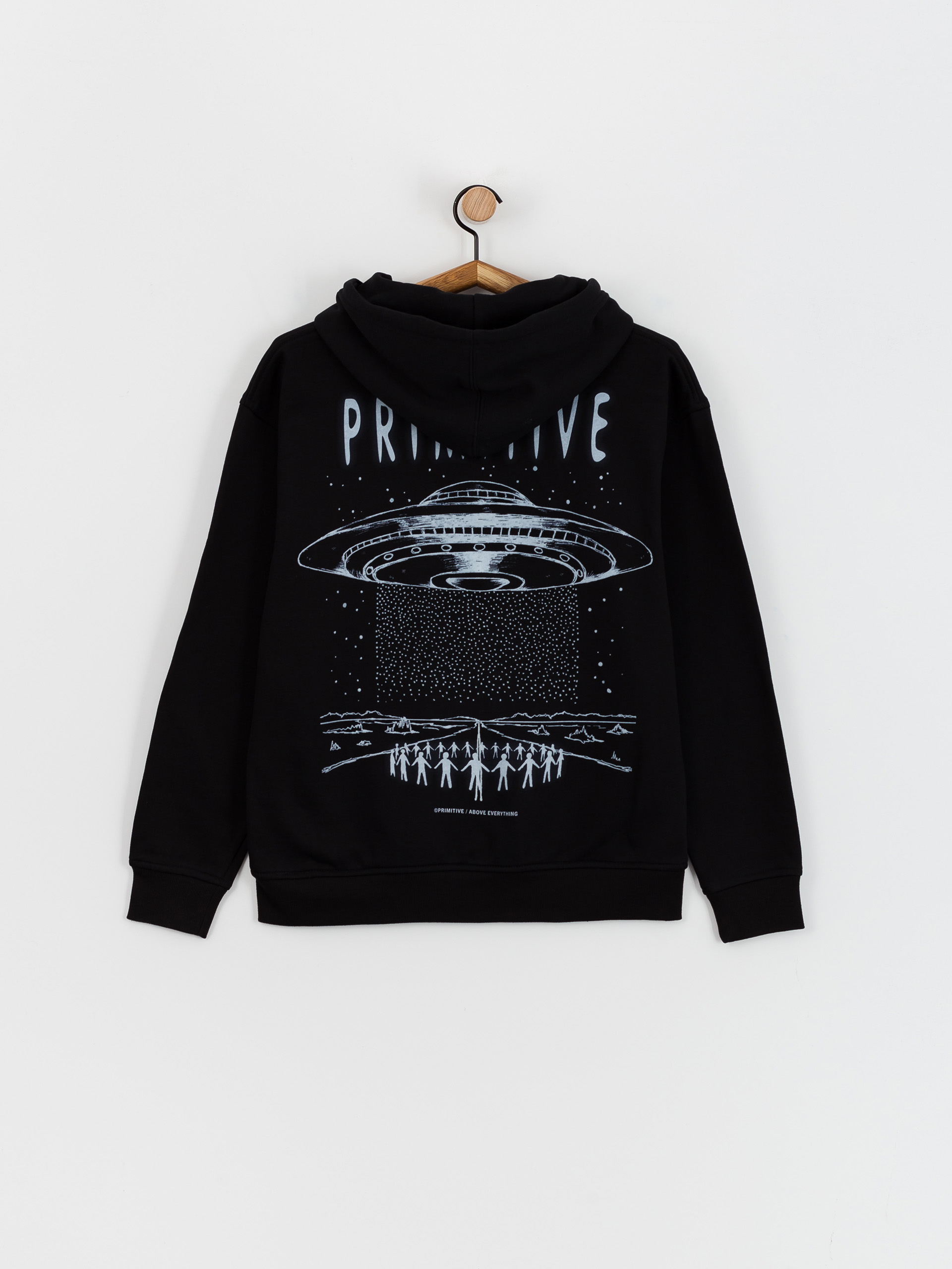 Bluza z kapturem Primitive Contact ZHD (black)