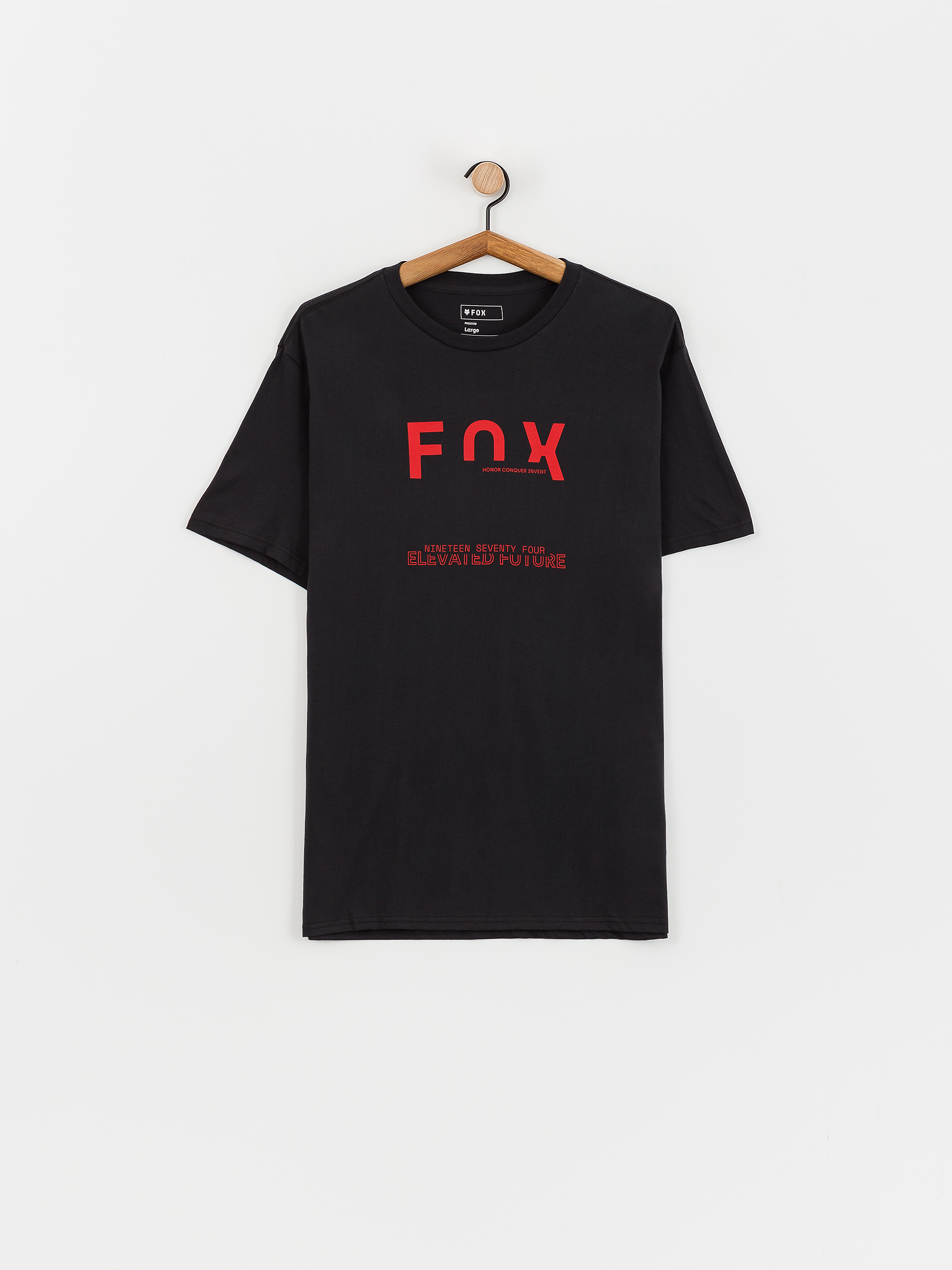 T-shirt Fox Intrude Prem (black)