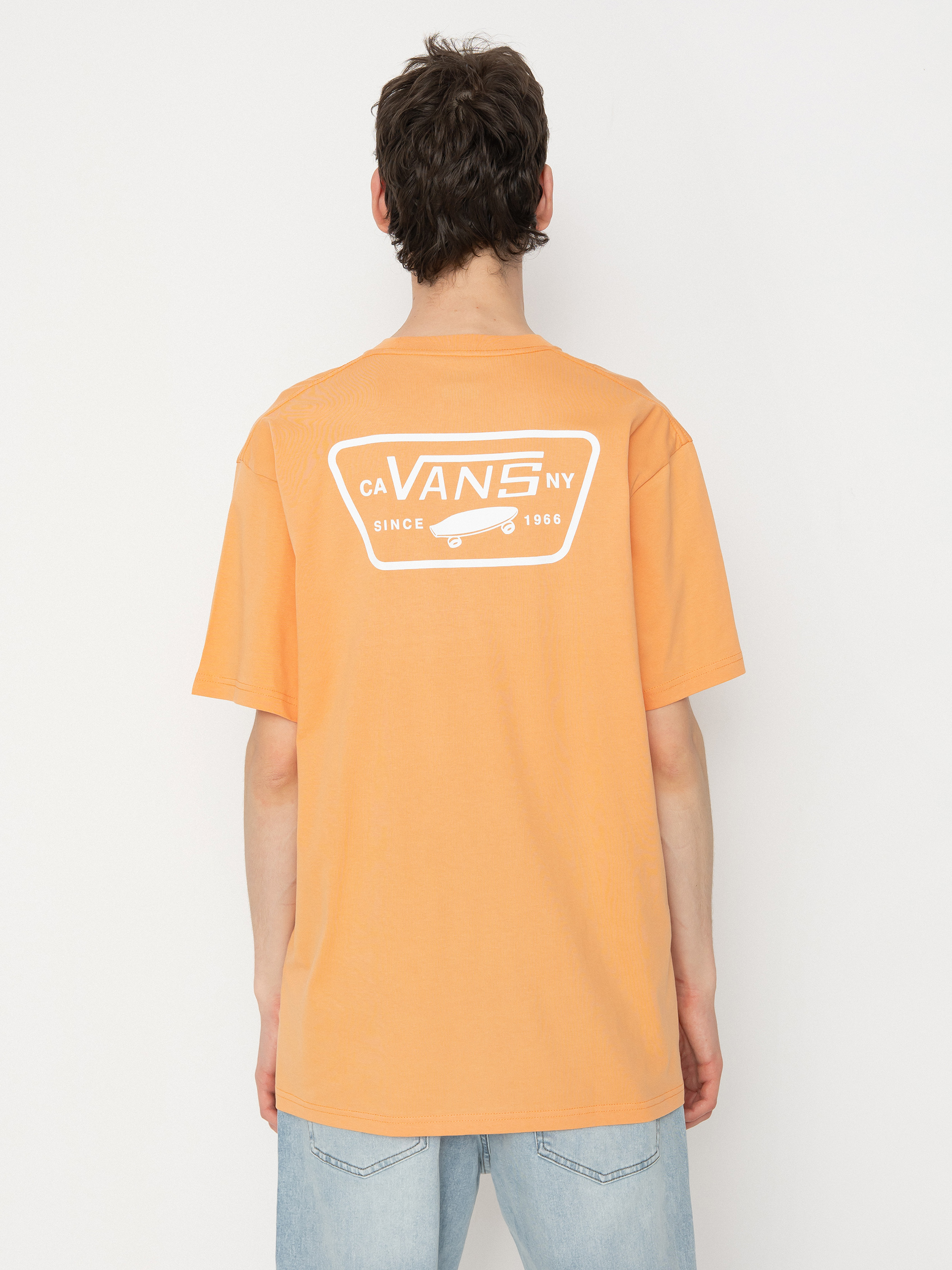 T-shirt Vans Full Patch Back (copper tan/white)