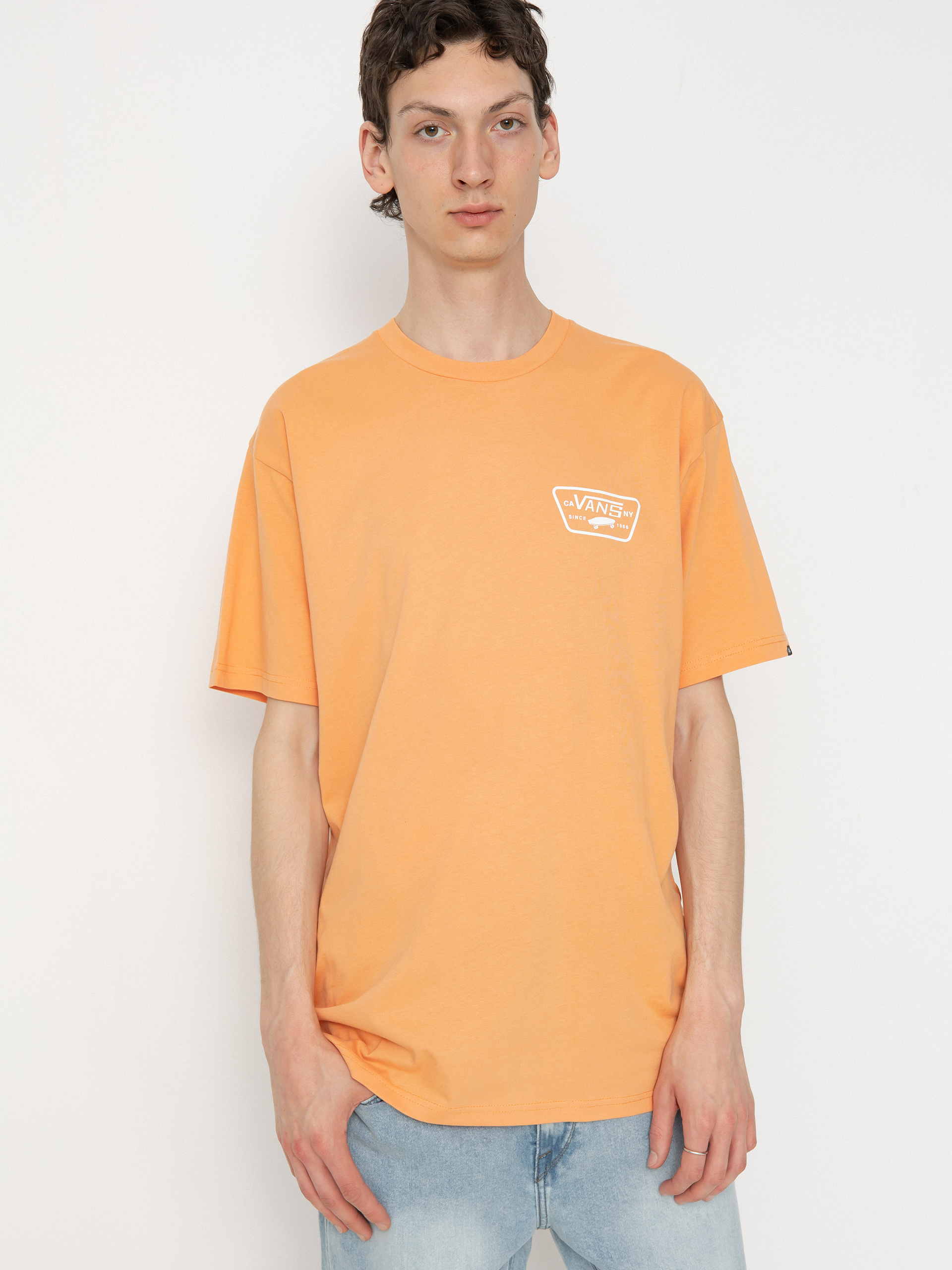 T-shirt Vans Full Patch Back (copper tan/white)