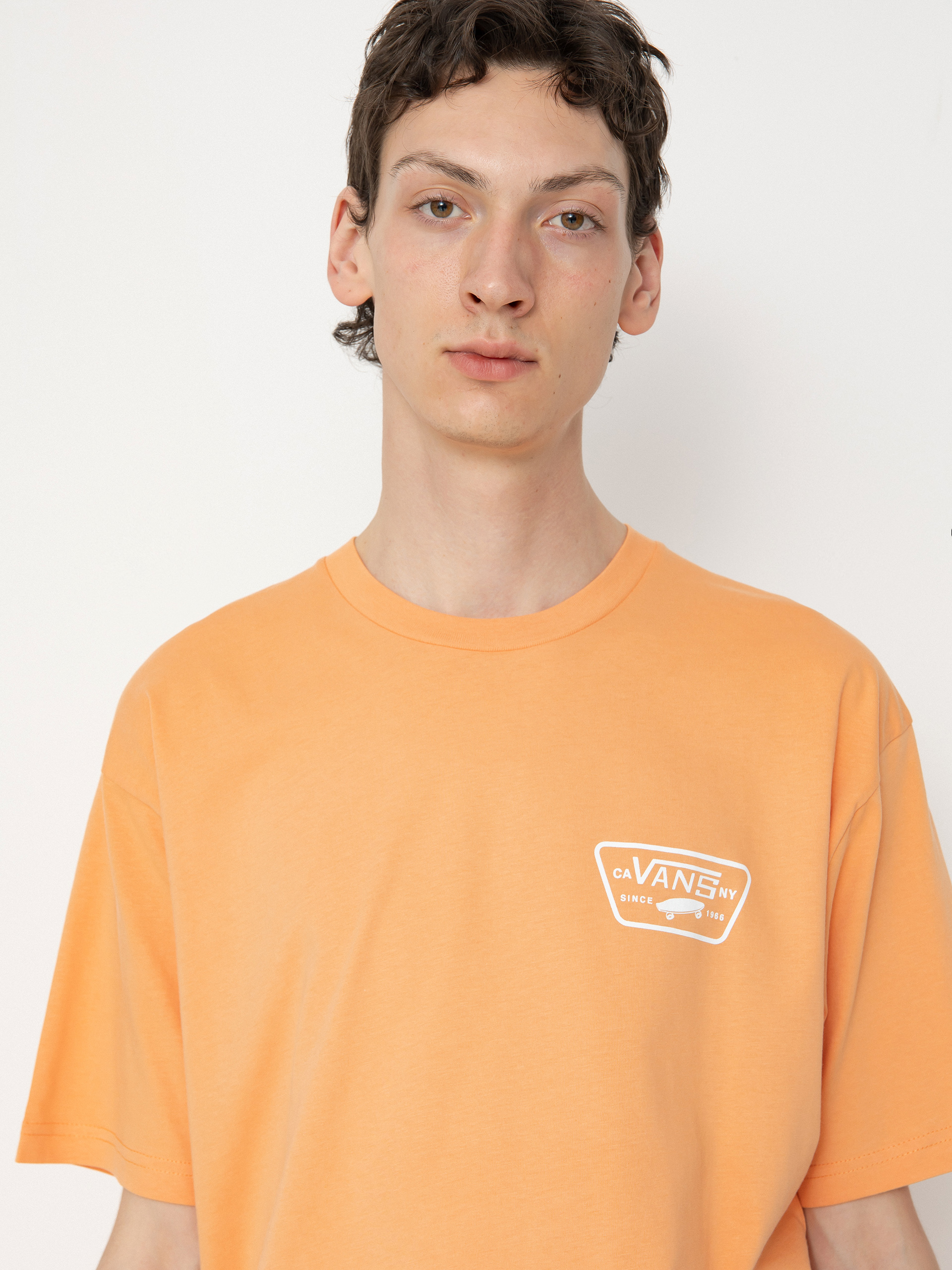 T-shirt Vans Full Patch Back (copper tan/white)