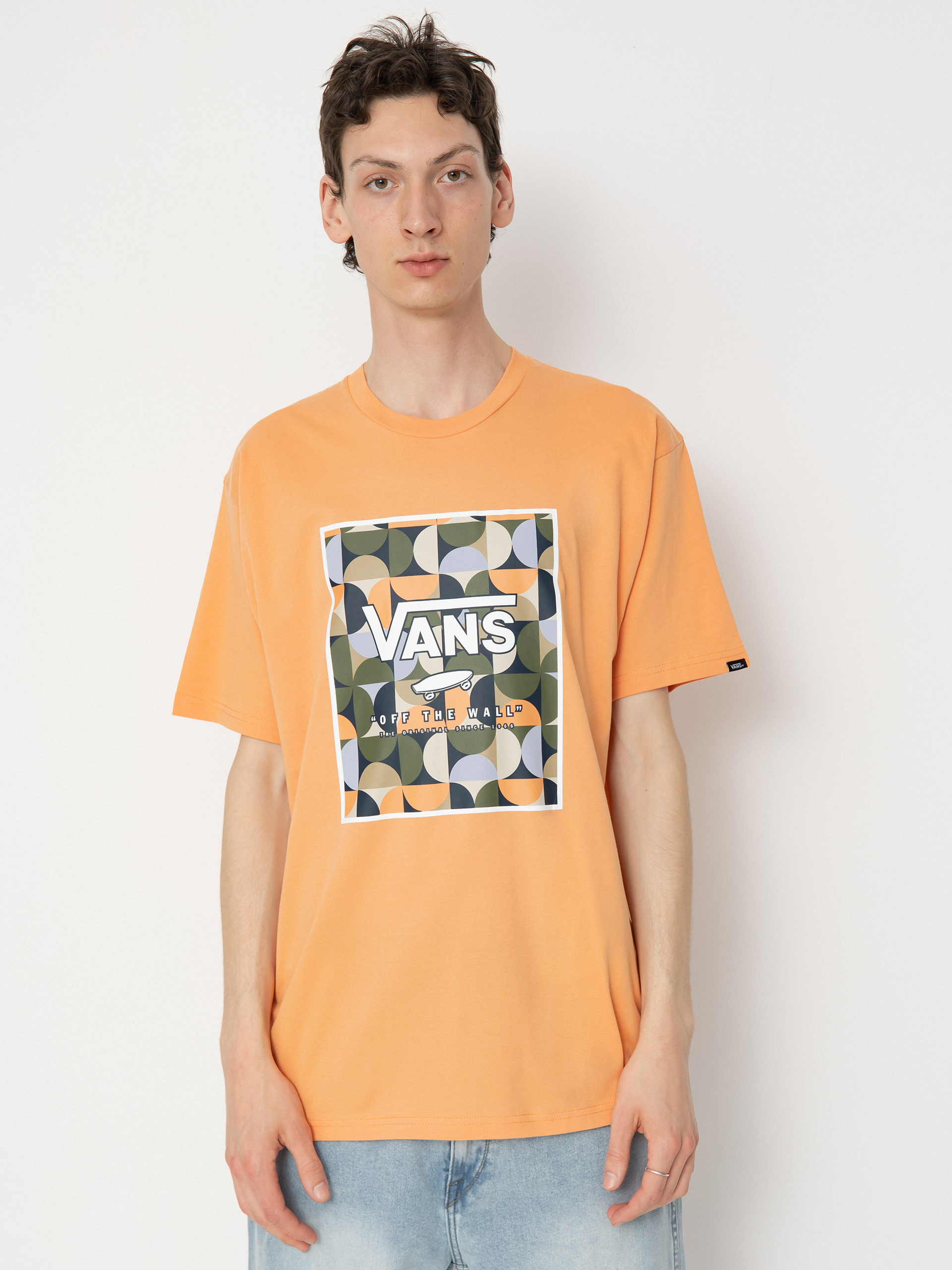 T-shirt Vans Classic Print Box (copper tan/white)