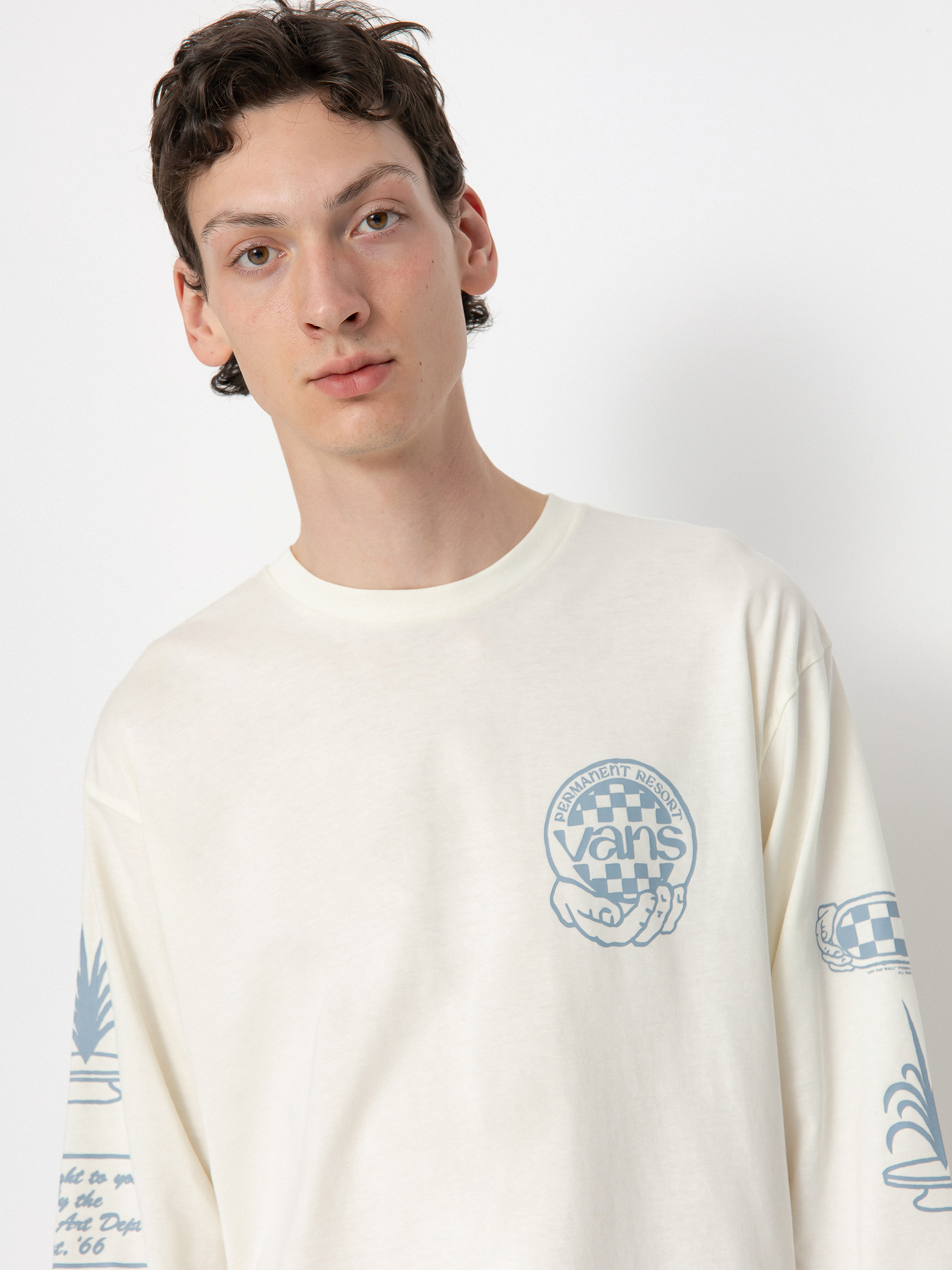 Longsleeve Vans Hand Cirlcle (marshmallow)