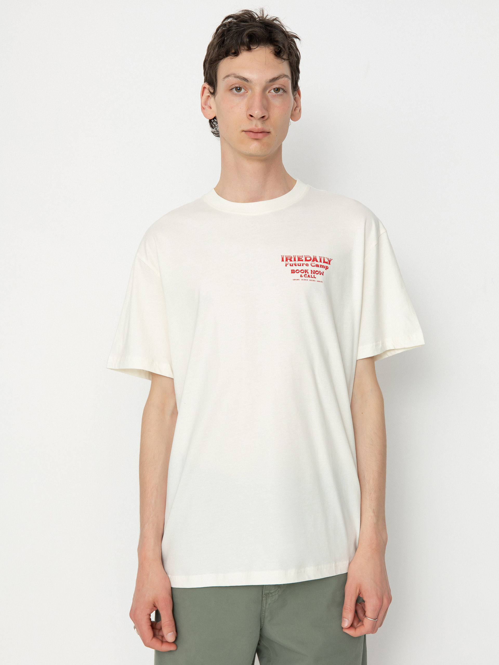 T-shirt Iriedaily Future Camp (offwhite)