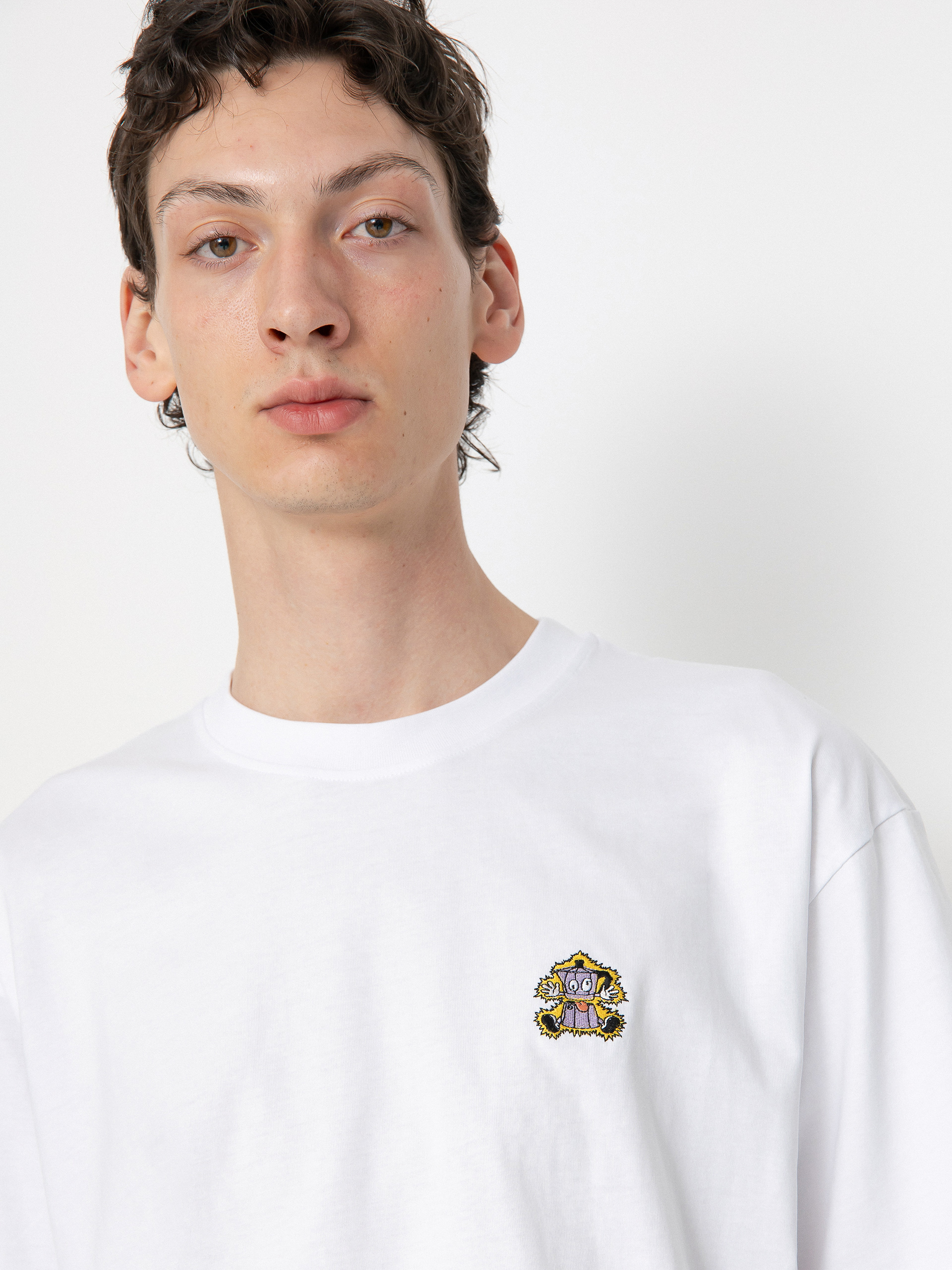 T-shirt Iriedaily Coffeelectric Emb (white)