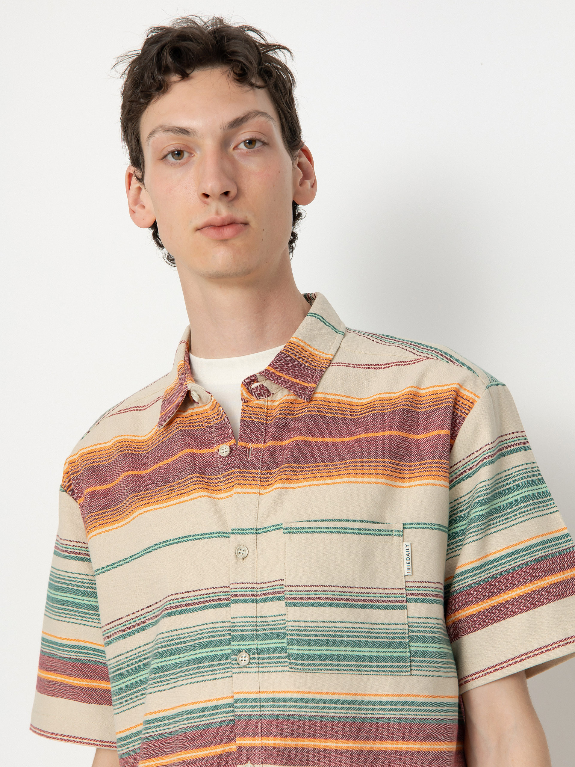 Koszula Iriedaily Santo SSL (beige)