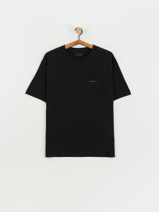 T-shirt Patagonia Boardshort Logo Pocket Responsibili (ink black)