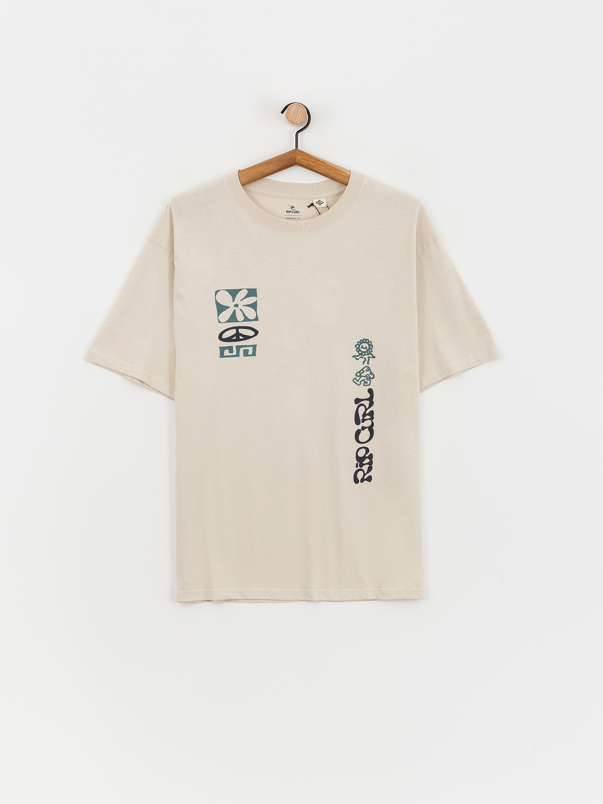 T-shirt Rip Curl Swc Power Plants (vintage white)