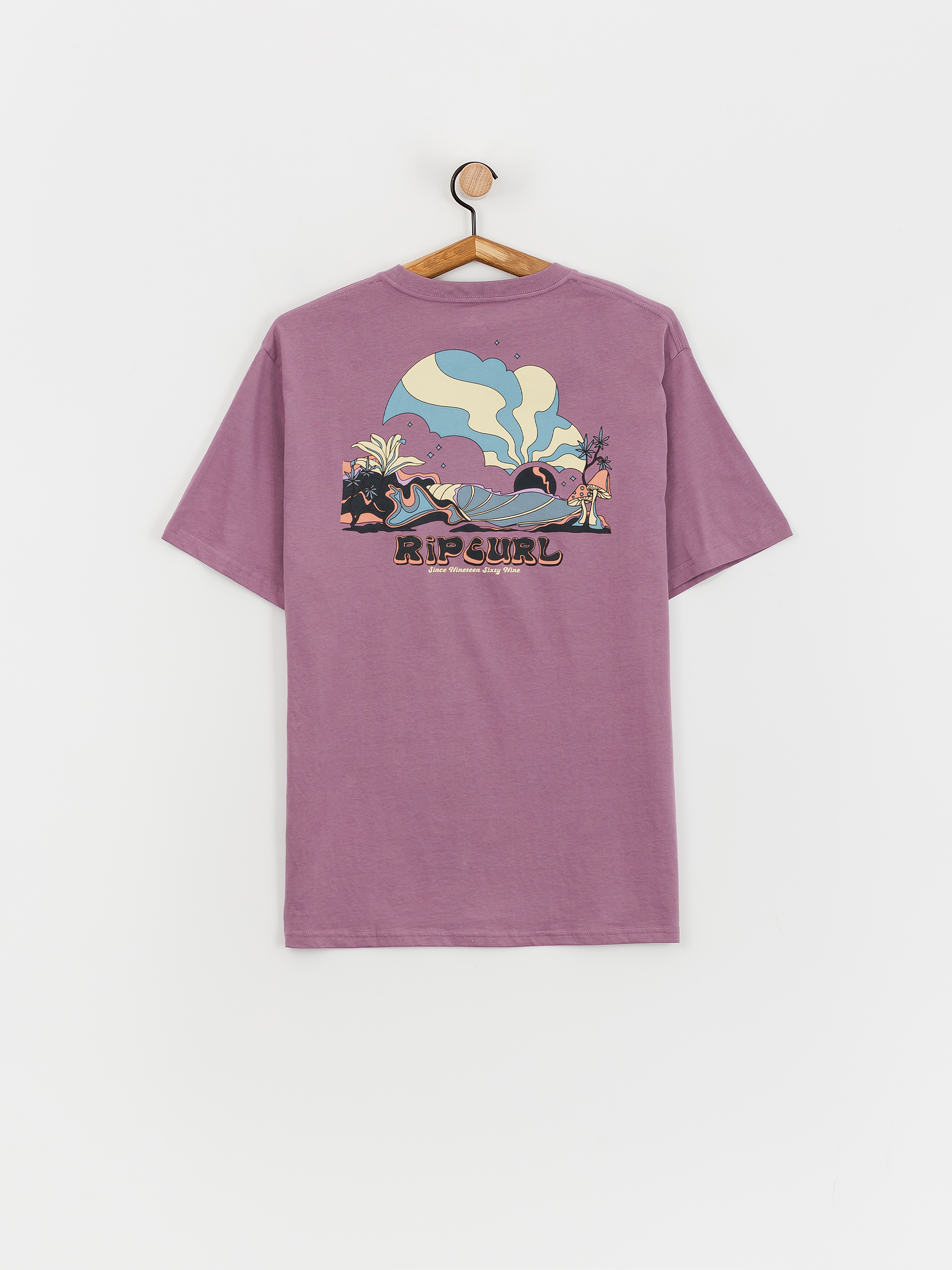 T-shirt Rip Curl Mason Pipeliner (dusty purple)