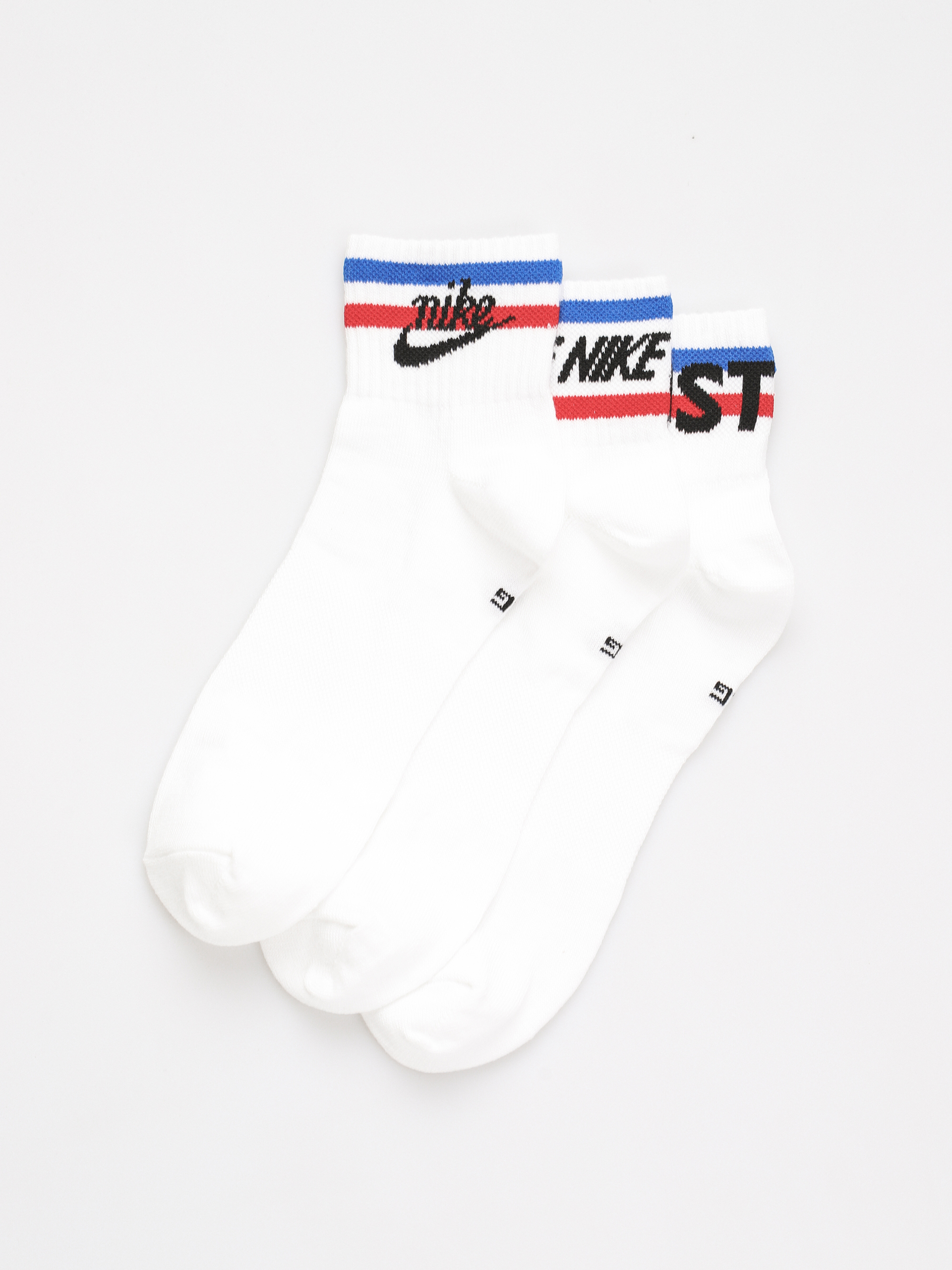 Skarpetki Nike SB Everyday Essential 3pk (white/black/game royal/university red)