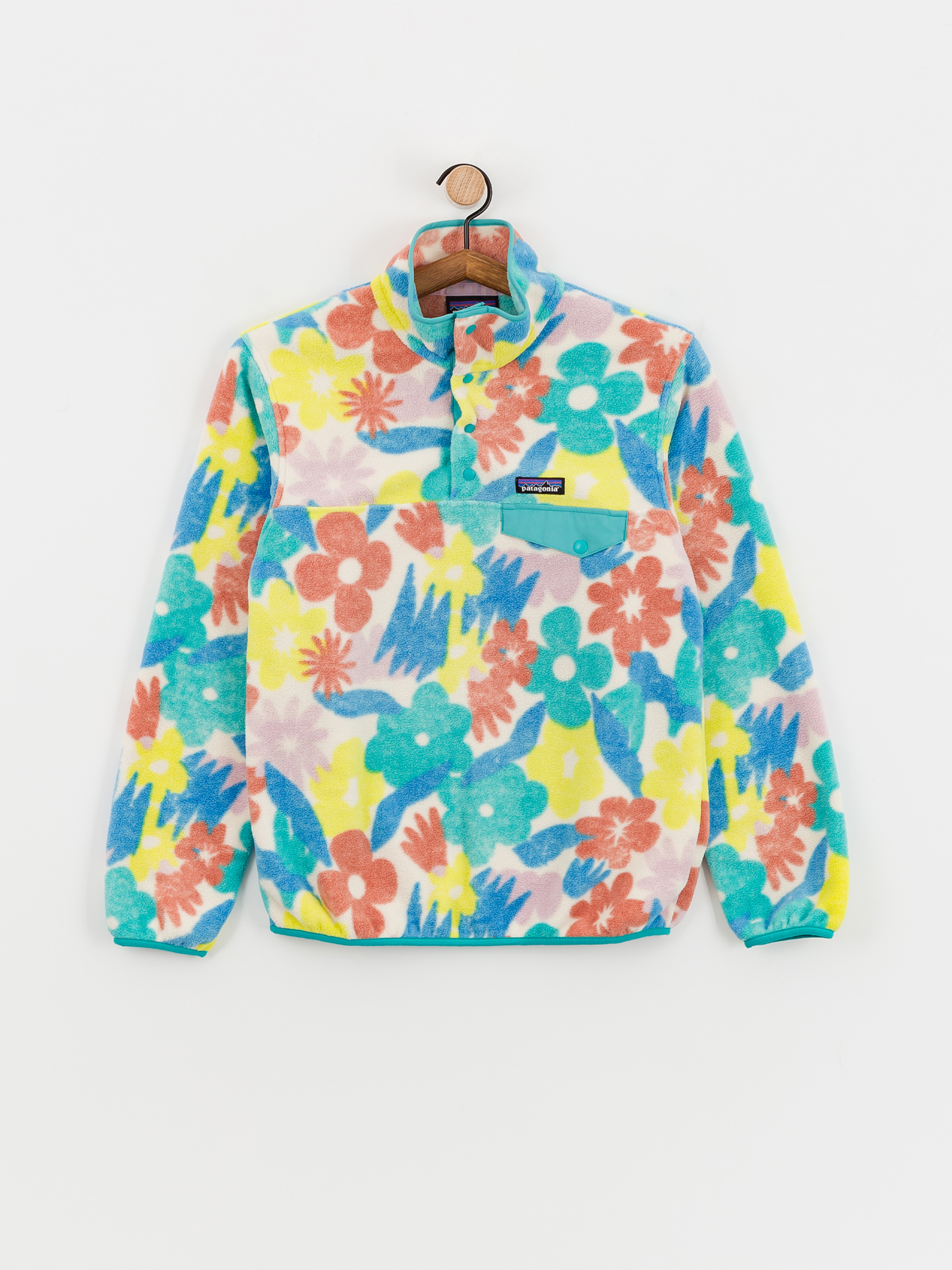 Damski Polar Patagonia Lightweight Synch Snap T (channeling spring natural)