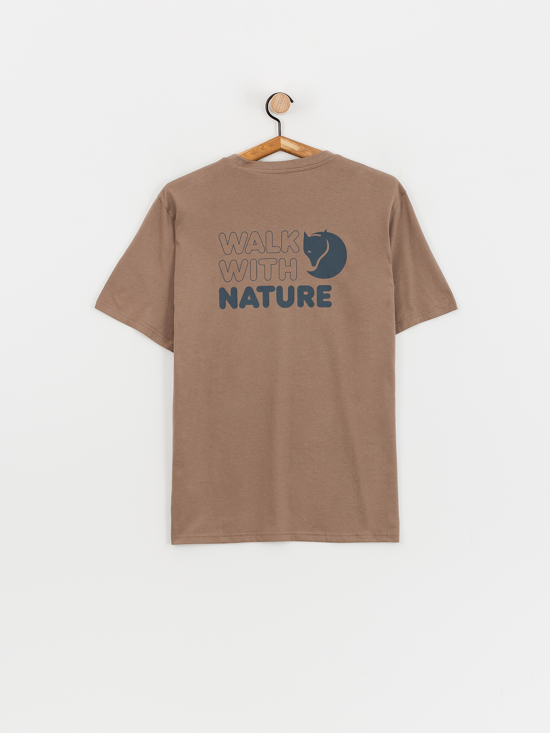T-shirt Fjallraven Walk With Nature (suede brown)