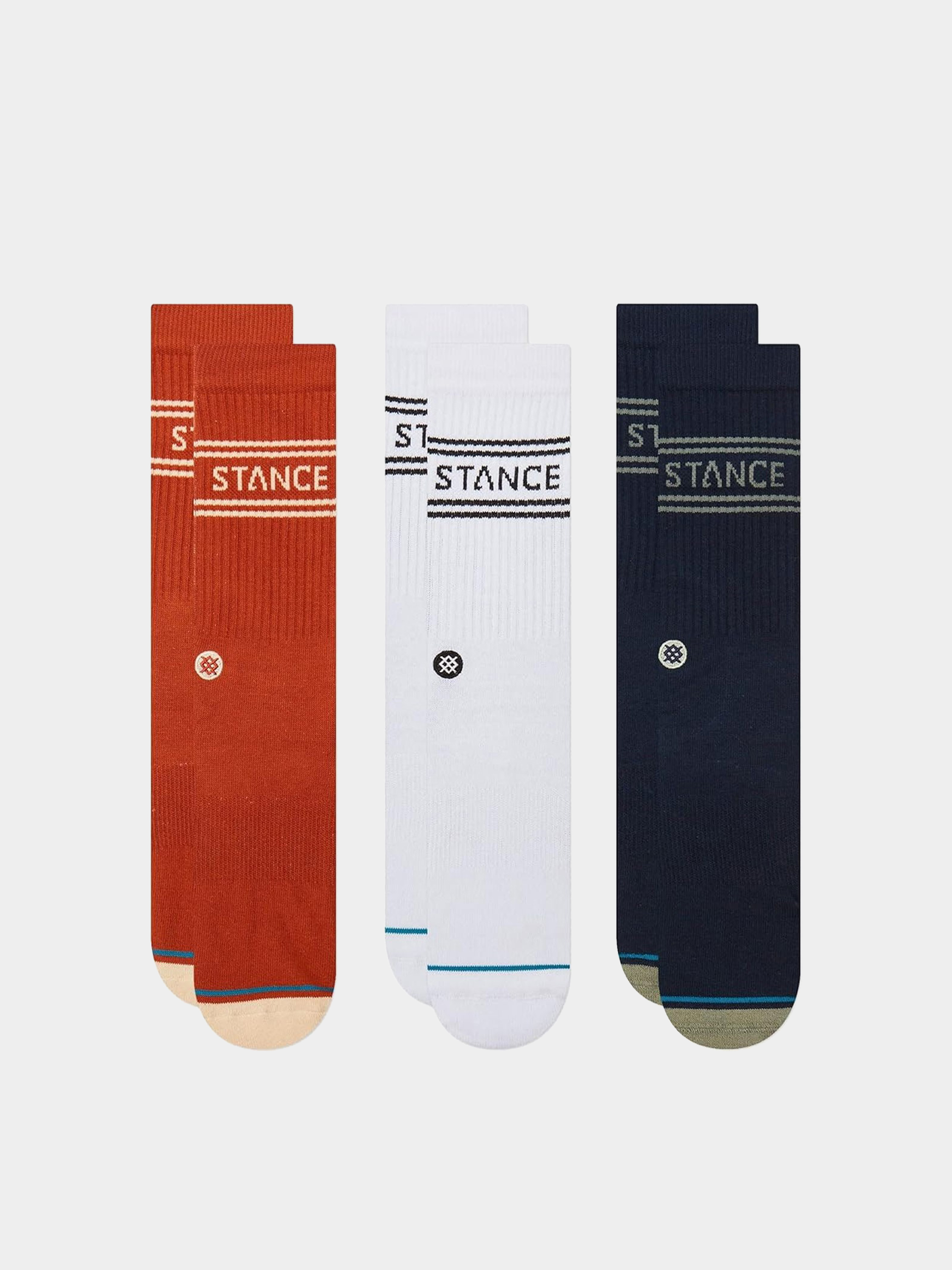 Skarpetki Stance Basic 3 Pack Crew (indigo)