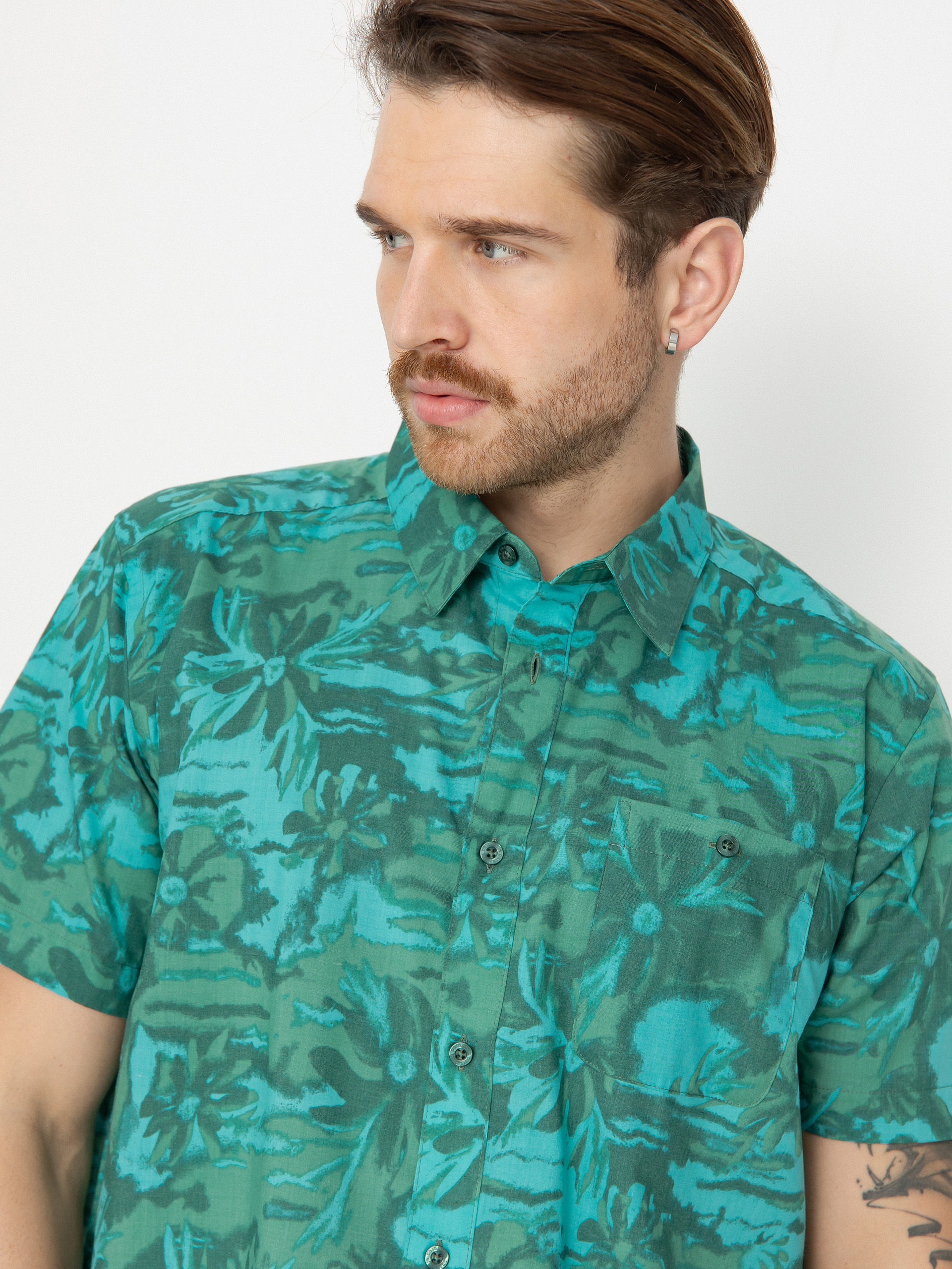 Koszula Patagonia Go To Shirt (cliffs and waves conifer green)