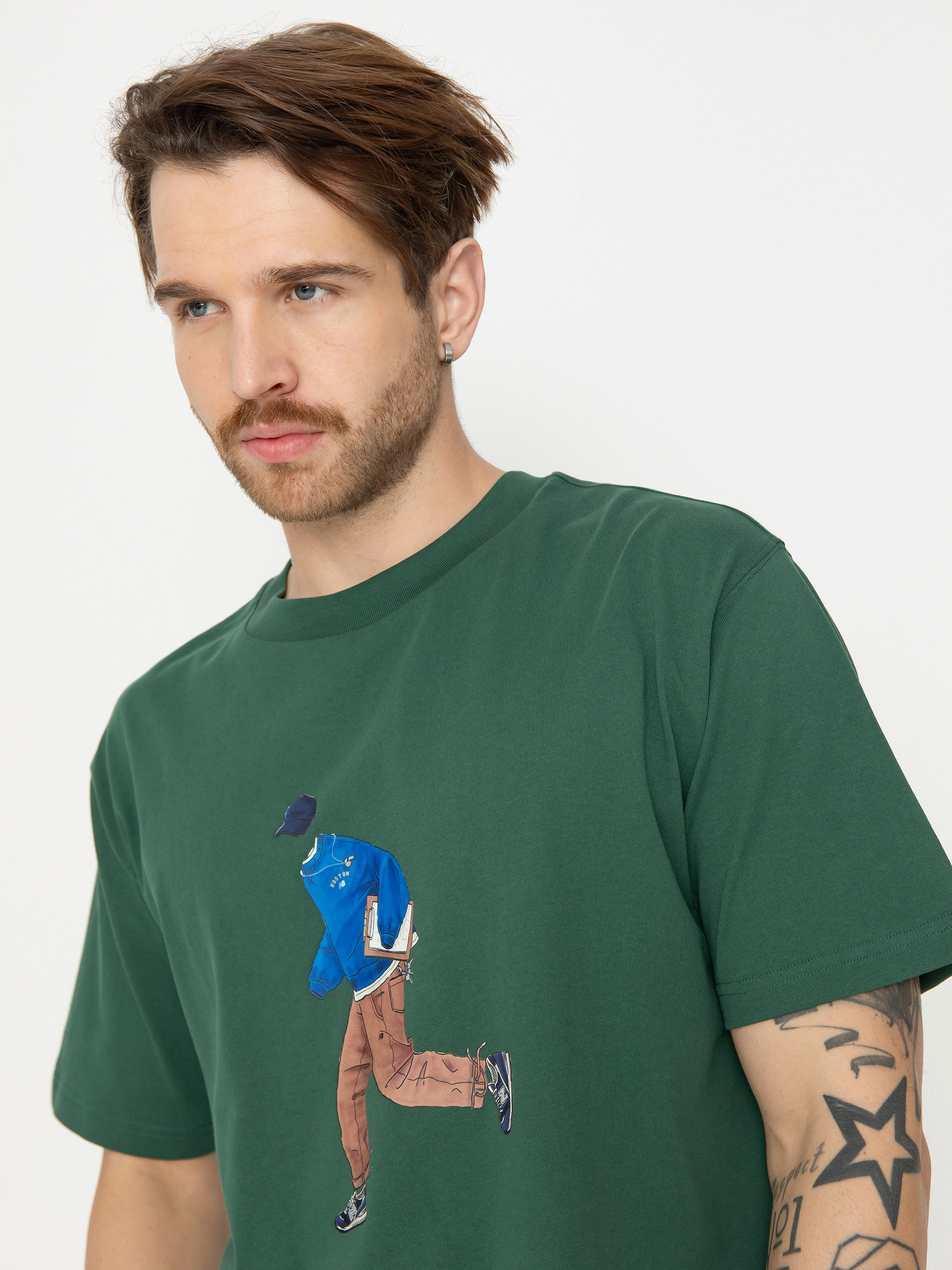 T-shirt New Balance Athletics Sport (night green)