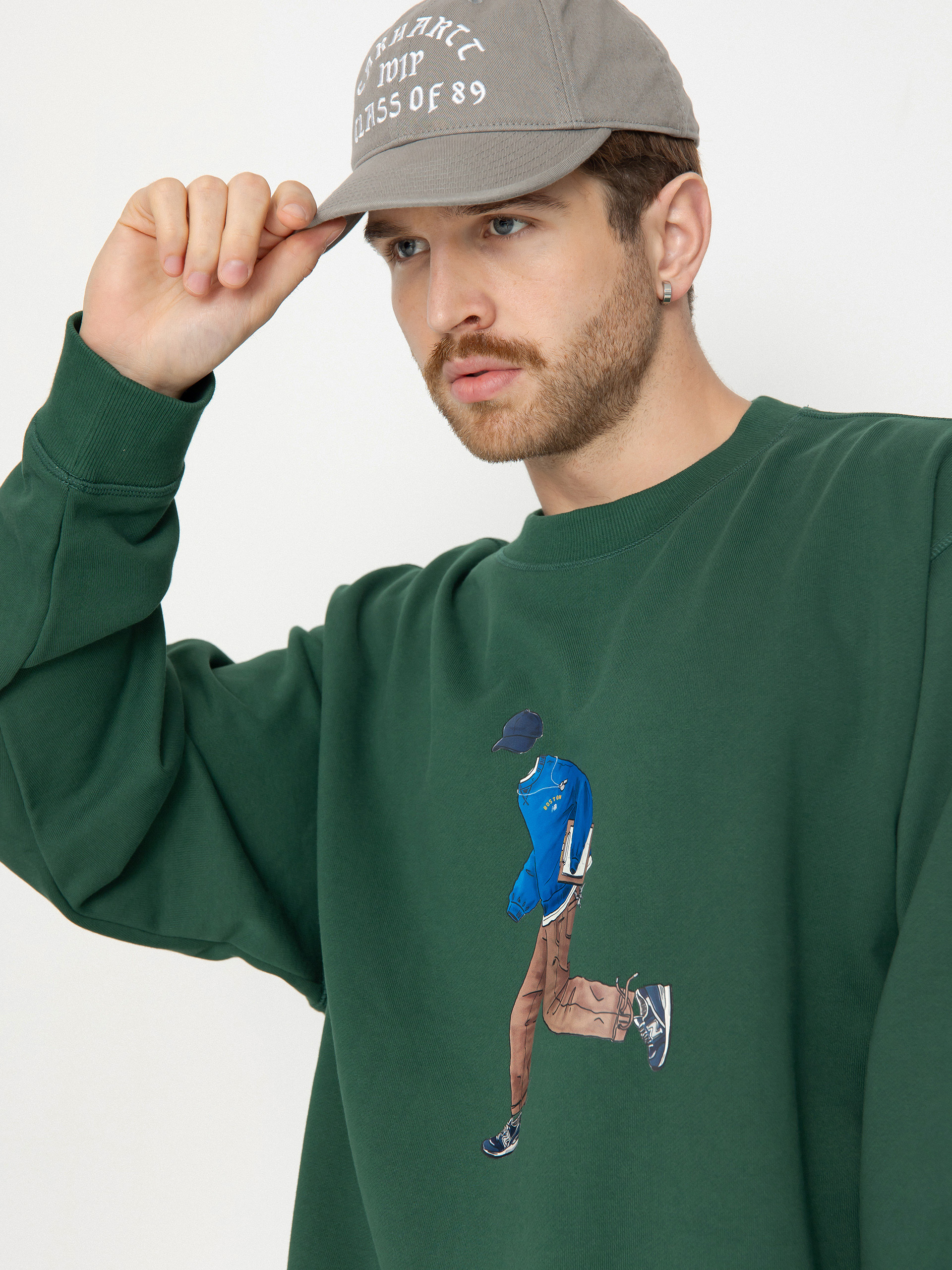 Bluza New Balance Athletics Sport (night green)