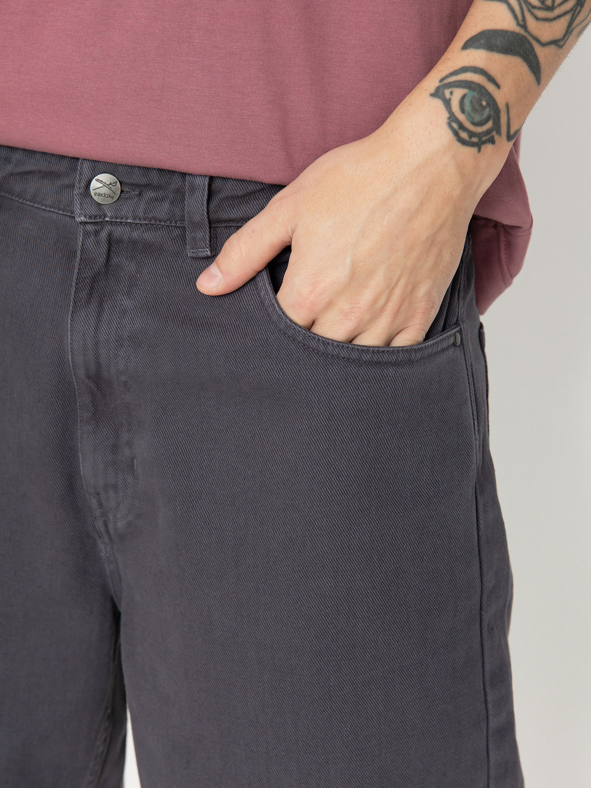 Szorty Iriedaily Nanolo (dark steel)