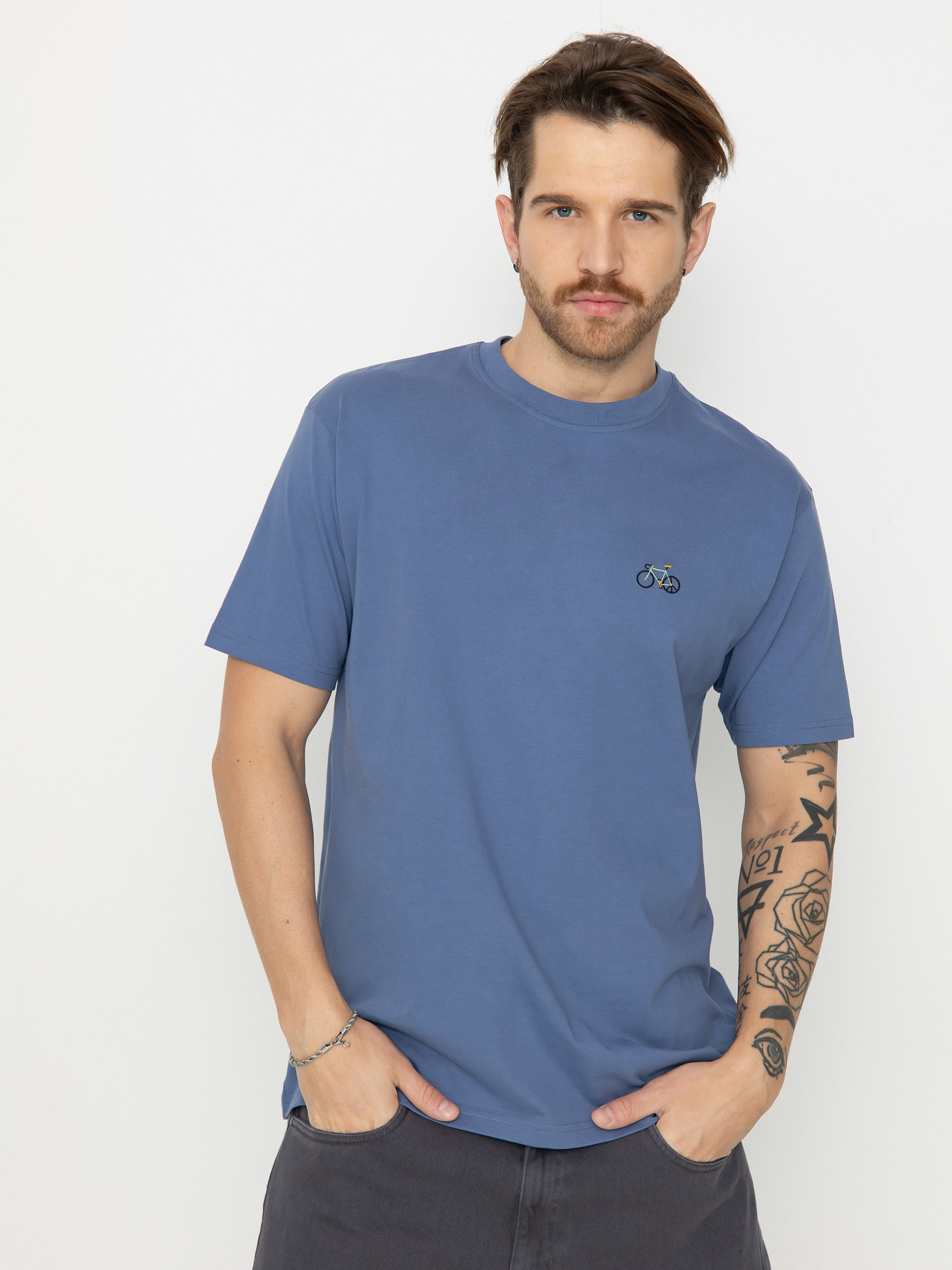 T-shirt Iriedaily Peaceride Emb (dove blue)