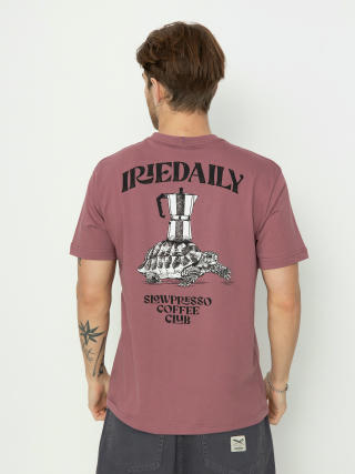 T-shirt Iriedaily Slowpresso (plum)