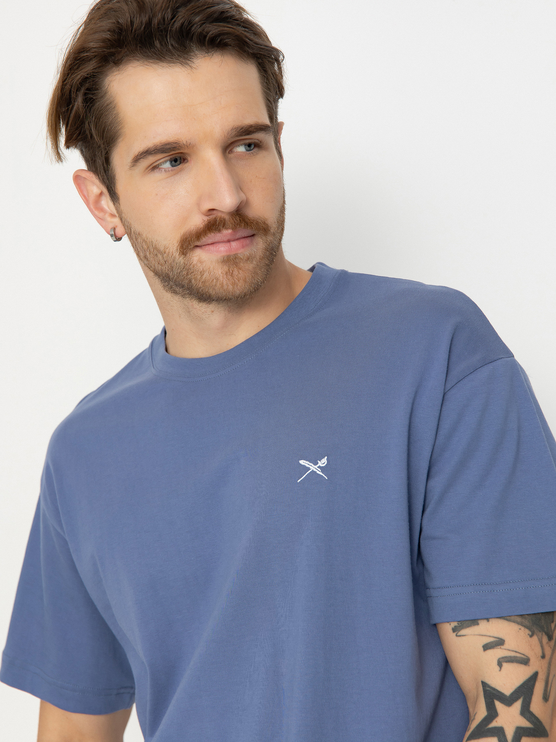 T-shirt Iriedaily Mini Flag Relaxed (dove blue)