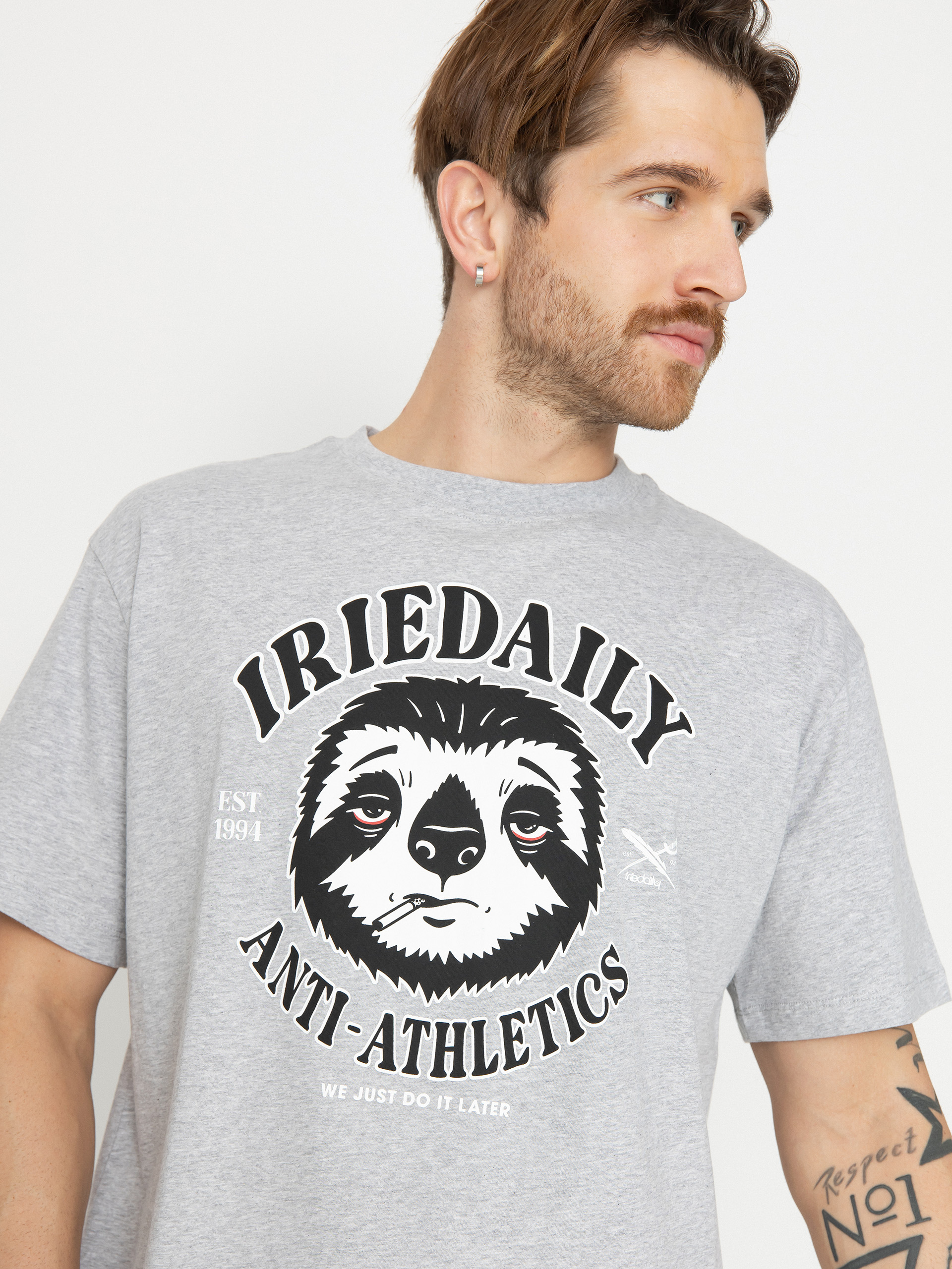 T-shirt Iriedaily Anti Athletic (grey-mel.)