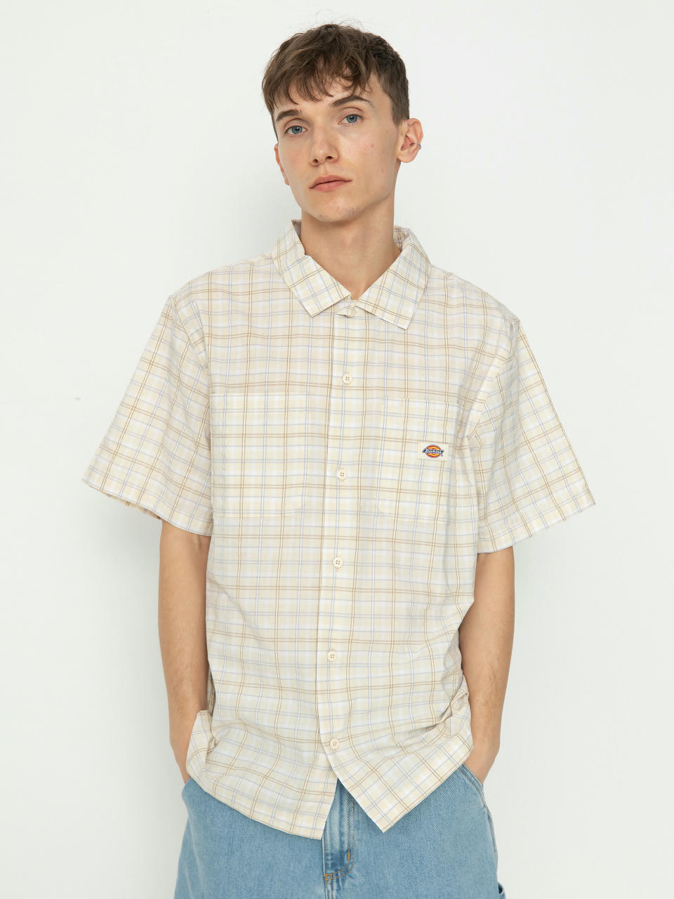 Koszula Dickies Surry Shirt (outdoor check whitecap)