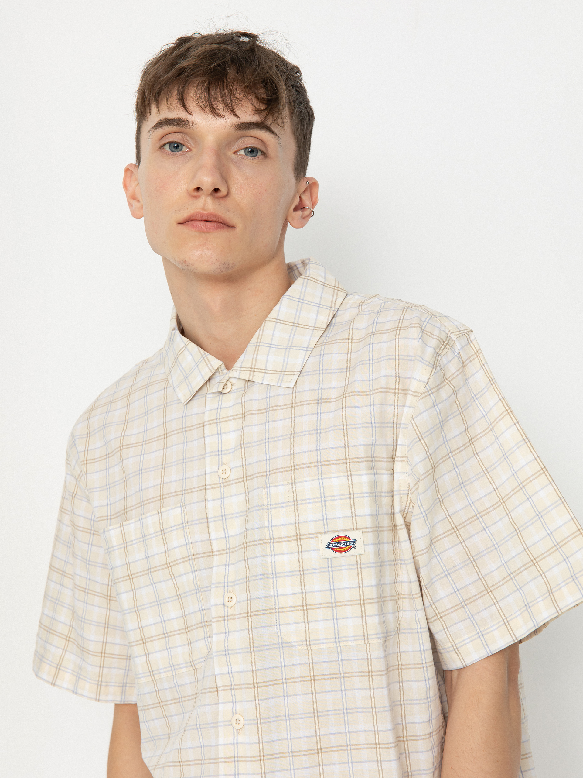 Koszula Dickies Surry Shirt (outdoor check whitecap)