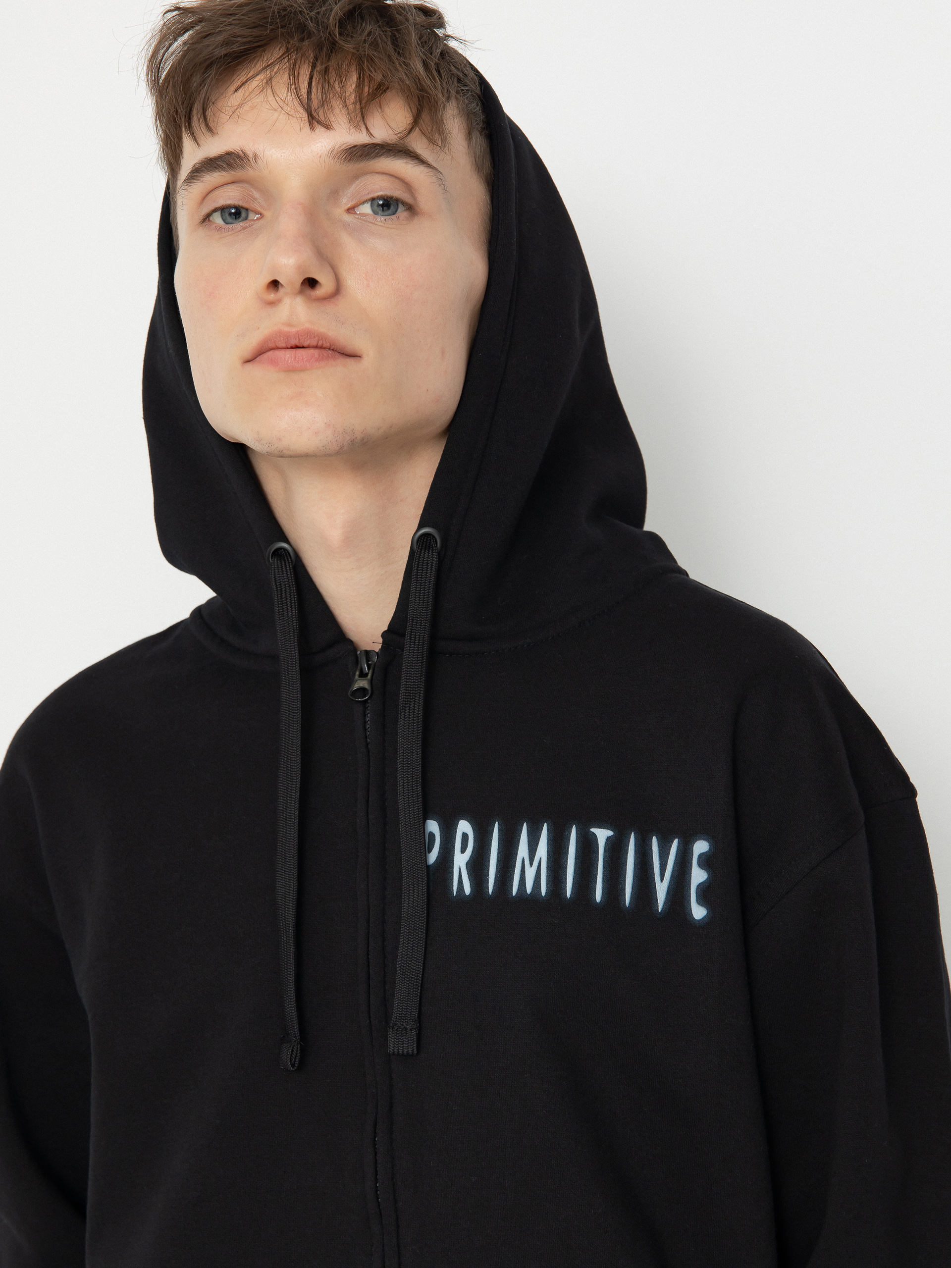 Bluza z kapturem Primitive Contact ZHD (black)