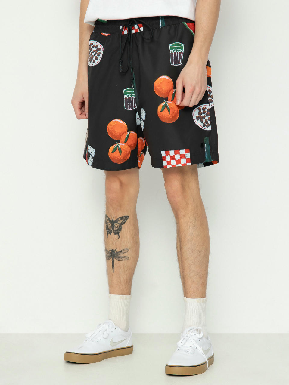 Szorty Carhartt WIP Slater Swim (isis maria dinner print/black)