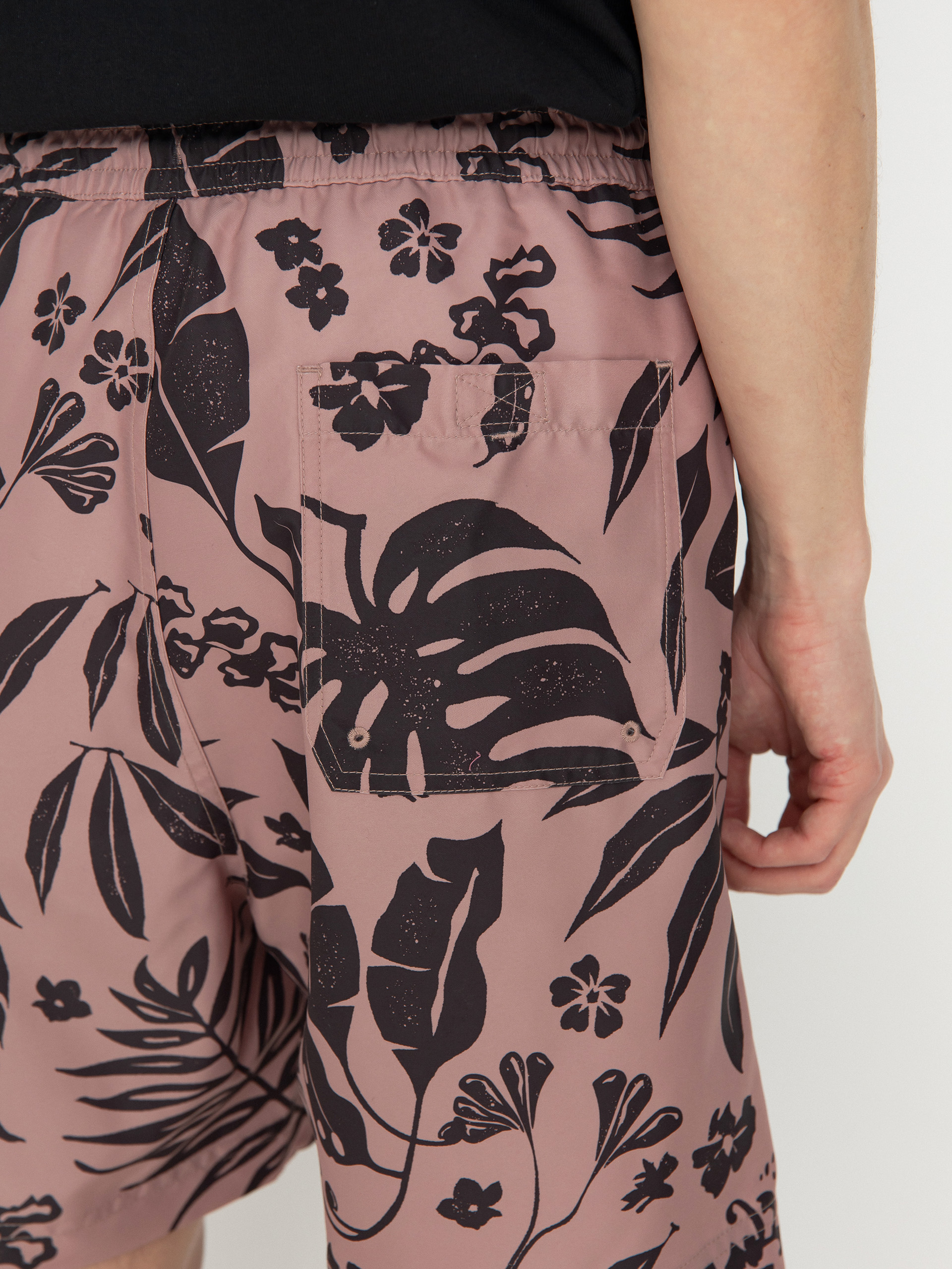 Szorty Carhartt WIP Slater Swim (woodblock print/glassy pink)