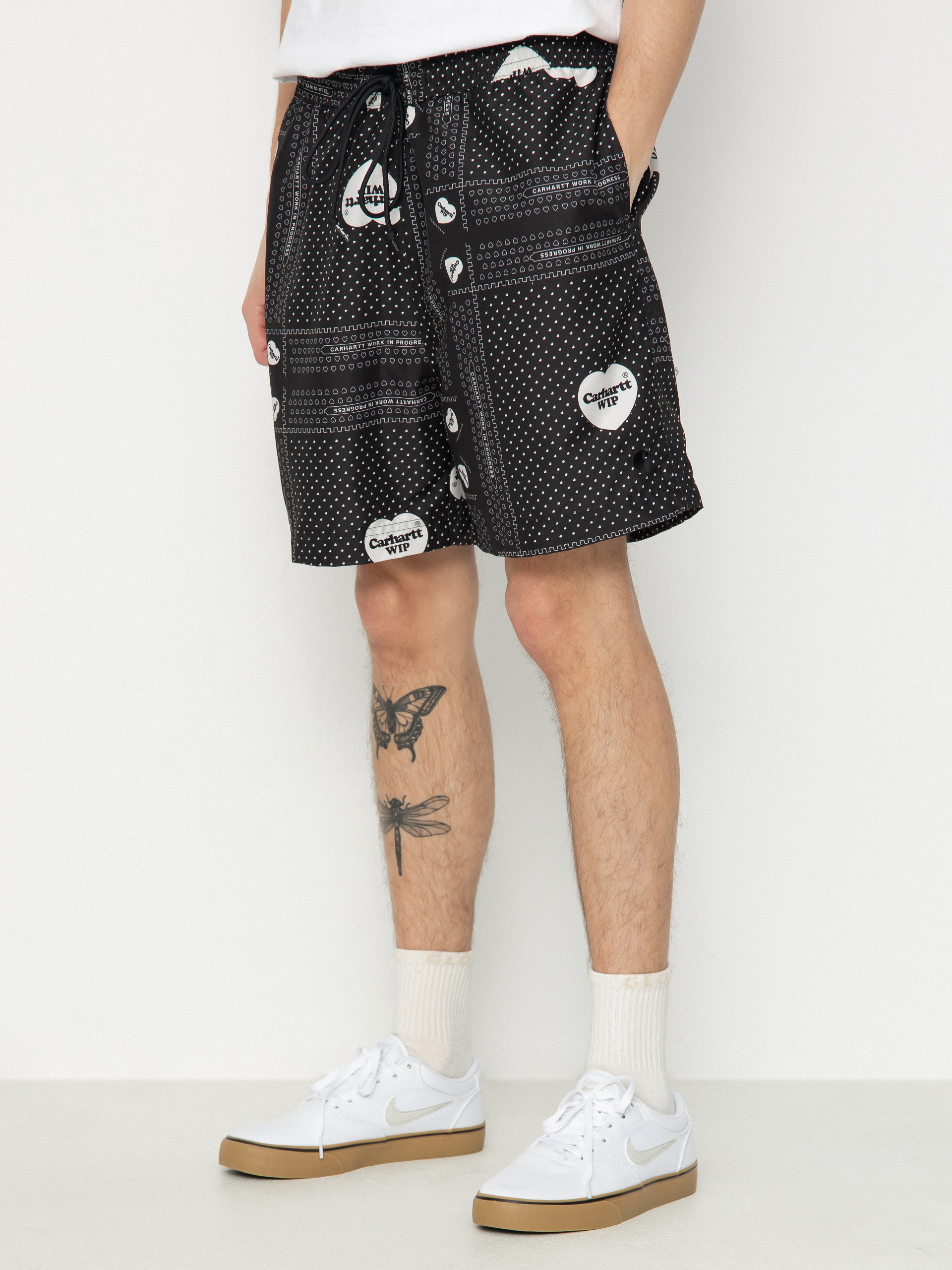 Szorty Carhartt WIP Slater Swim (heart bandana print/black)