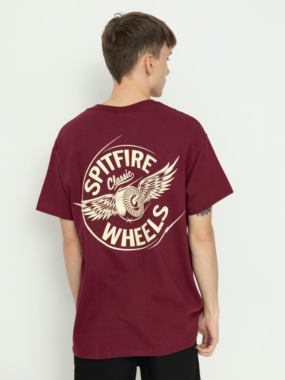 T-shirt Spitfire Flying Cls (maroon)