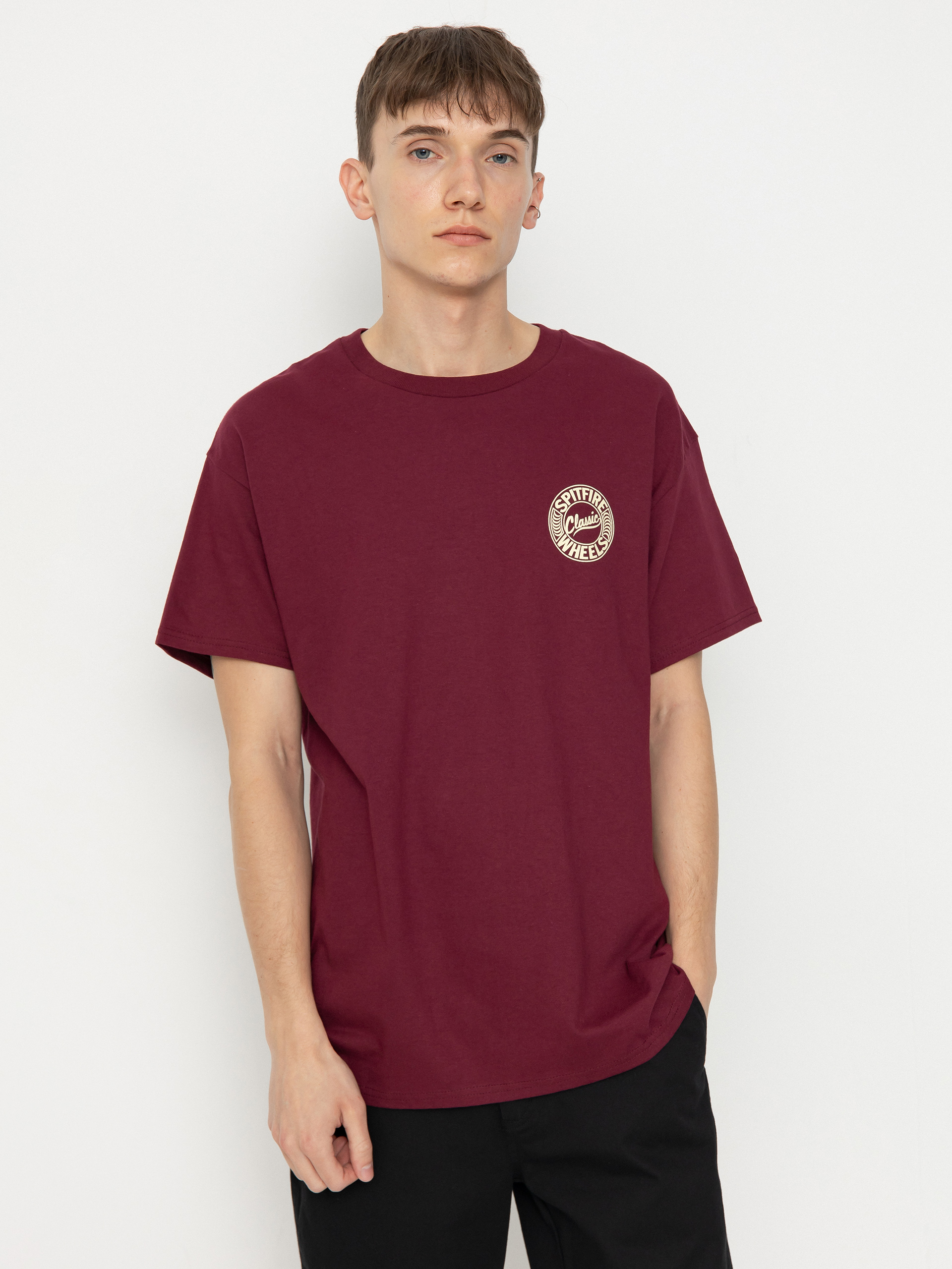 T-shirt Spitfire Flying Cls (maroon)