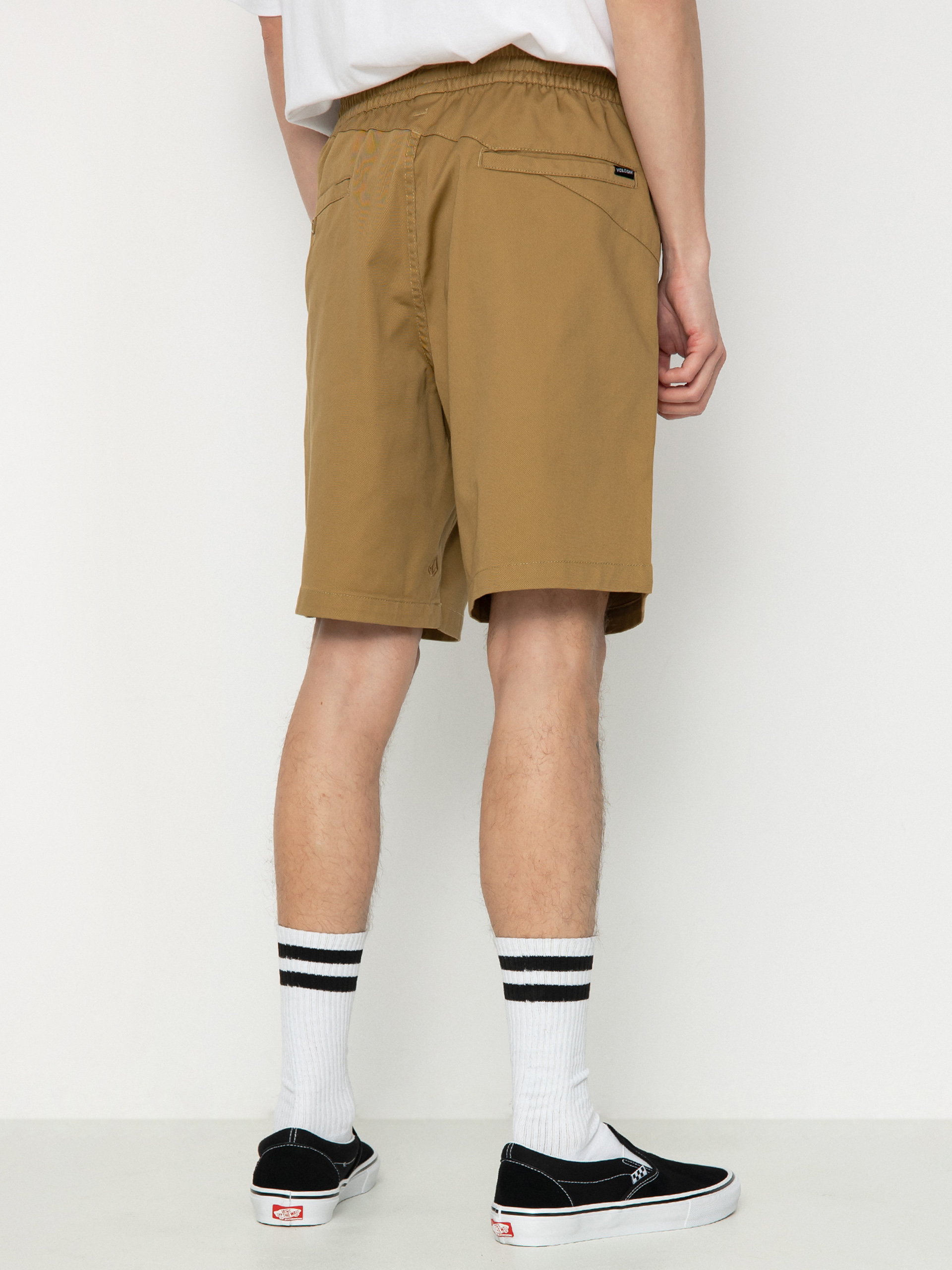 Szorty Volcom Frickin Ew 19 (dark khaki)
